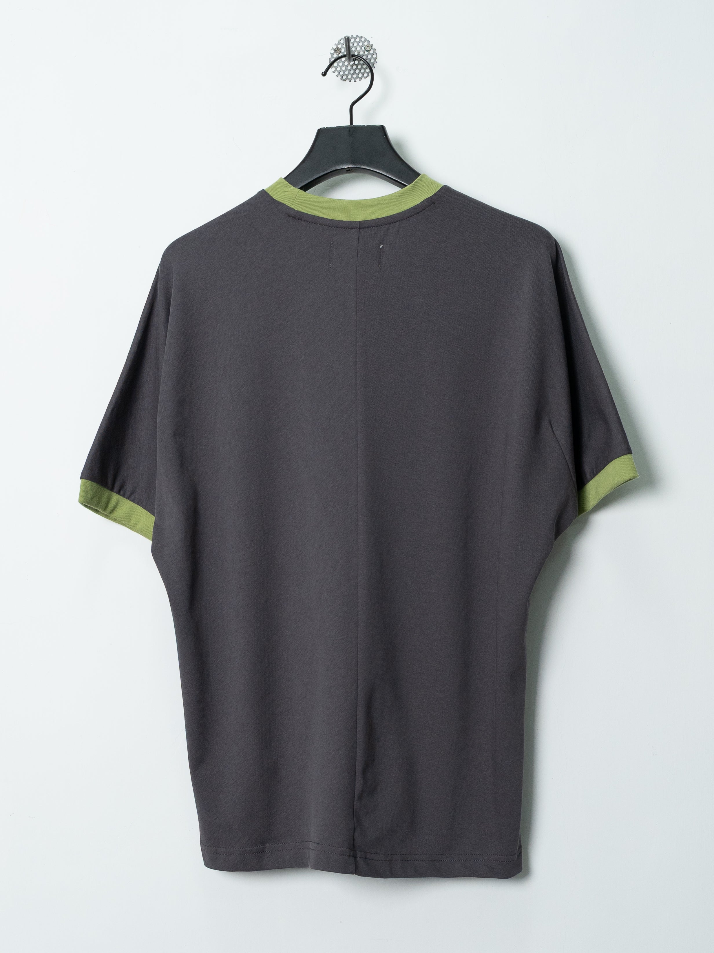 PHINGERIN Mono Seam Ringer T-Shirt (Charcoal/Pistachio)