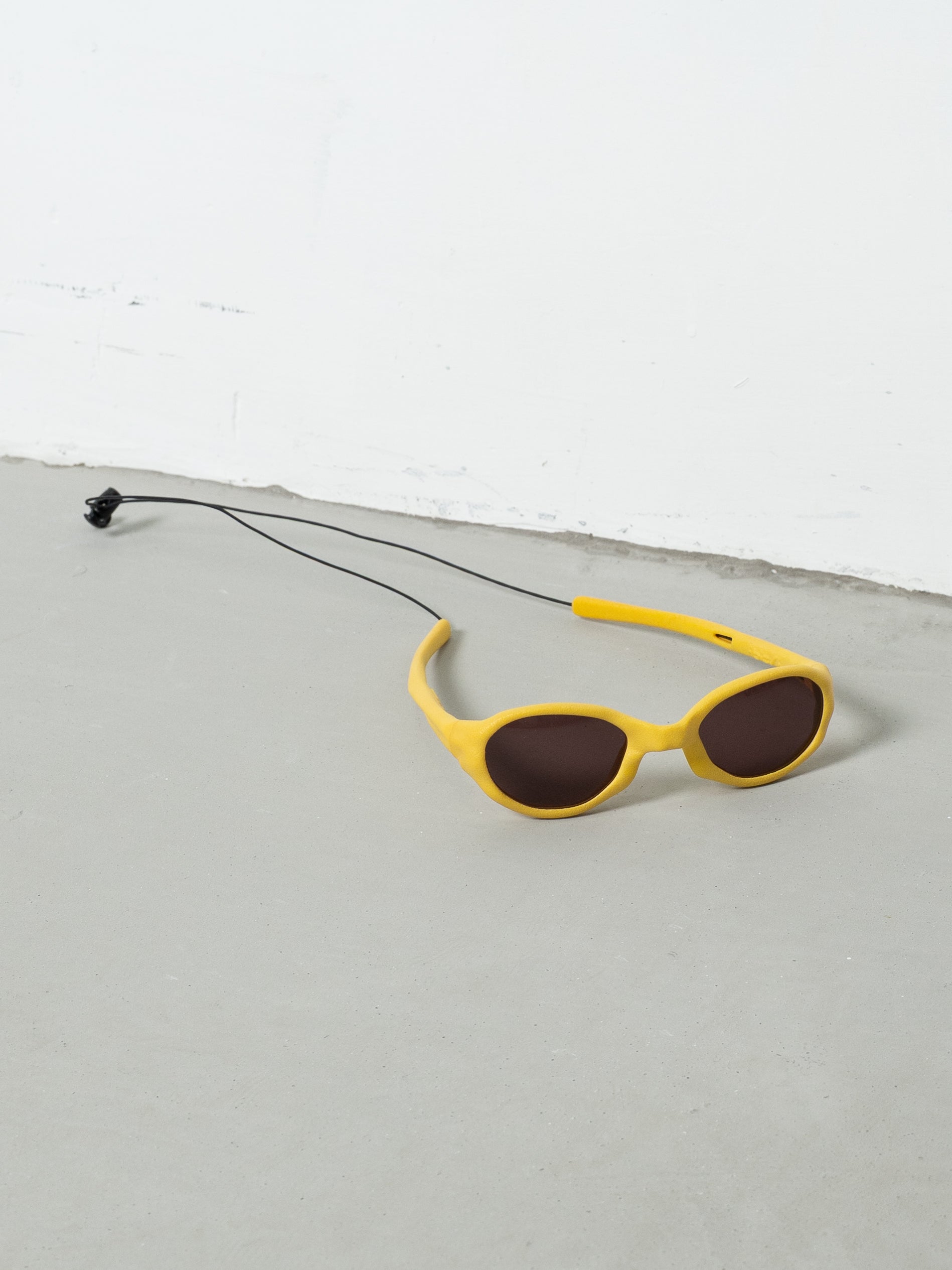 Rayon Vert Wormholes Sunglasses (Mustard Yellow / Pyrope Red )