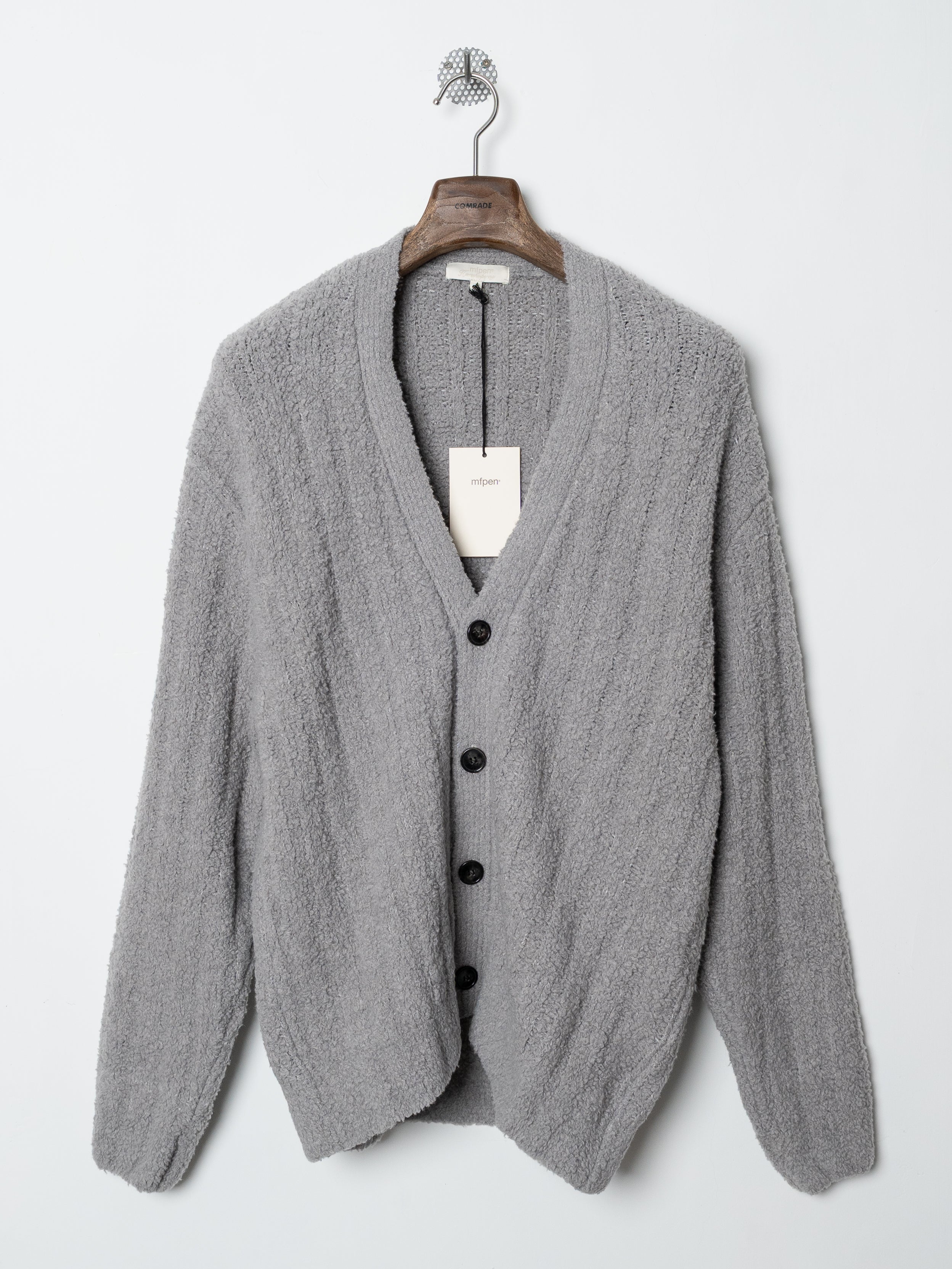 mfpen House Cardigan (Curly Grey)