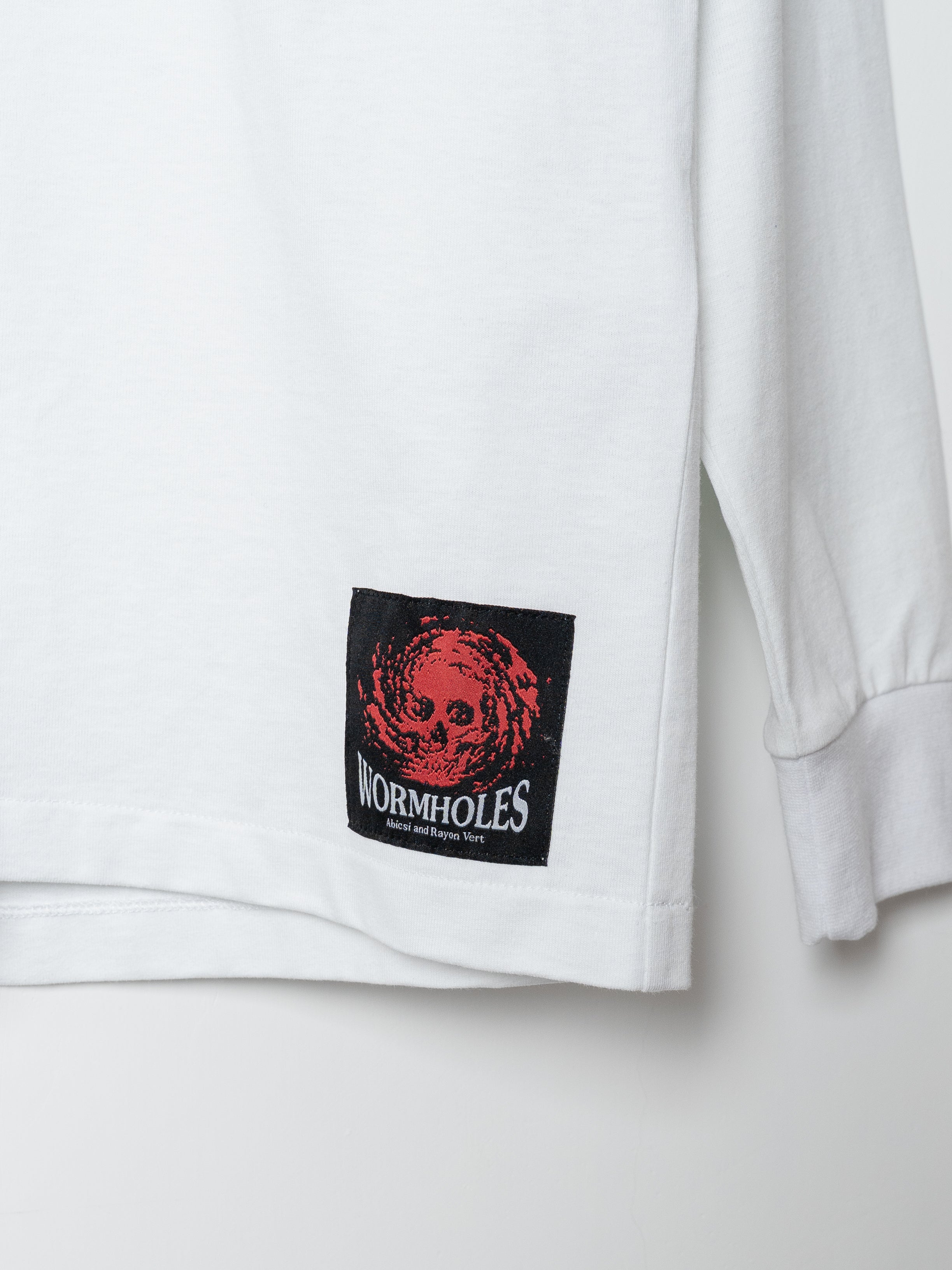 RAYON VERT 蟲洞長袖襯衫，COMRADE 出品（白色）