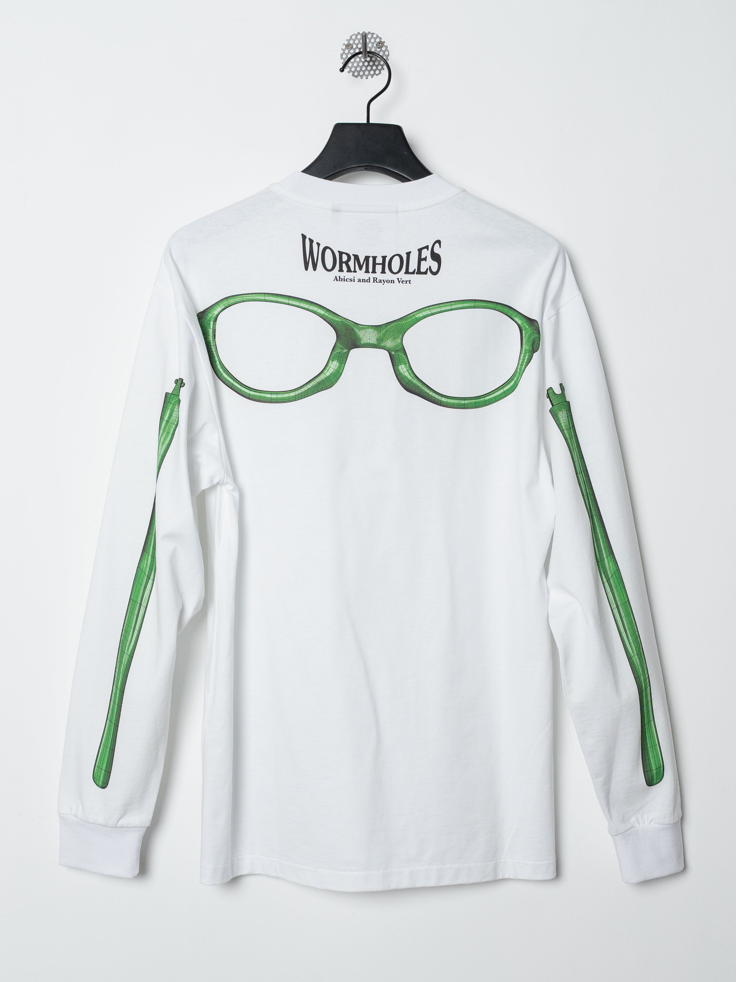 RAYON VERT Wormholes L/S Shirts for COMRADE (White)
