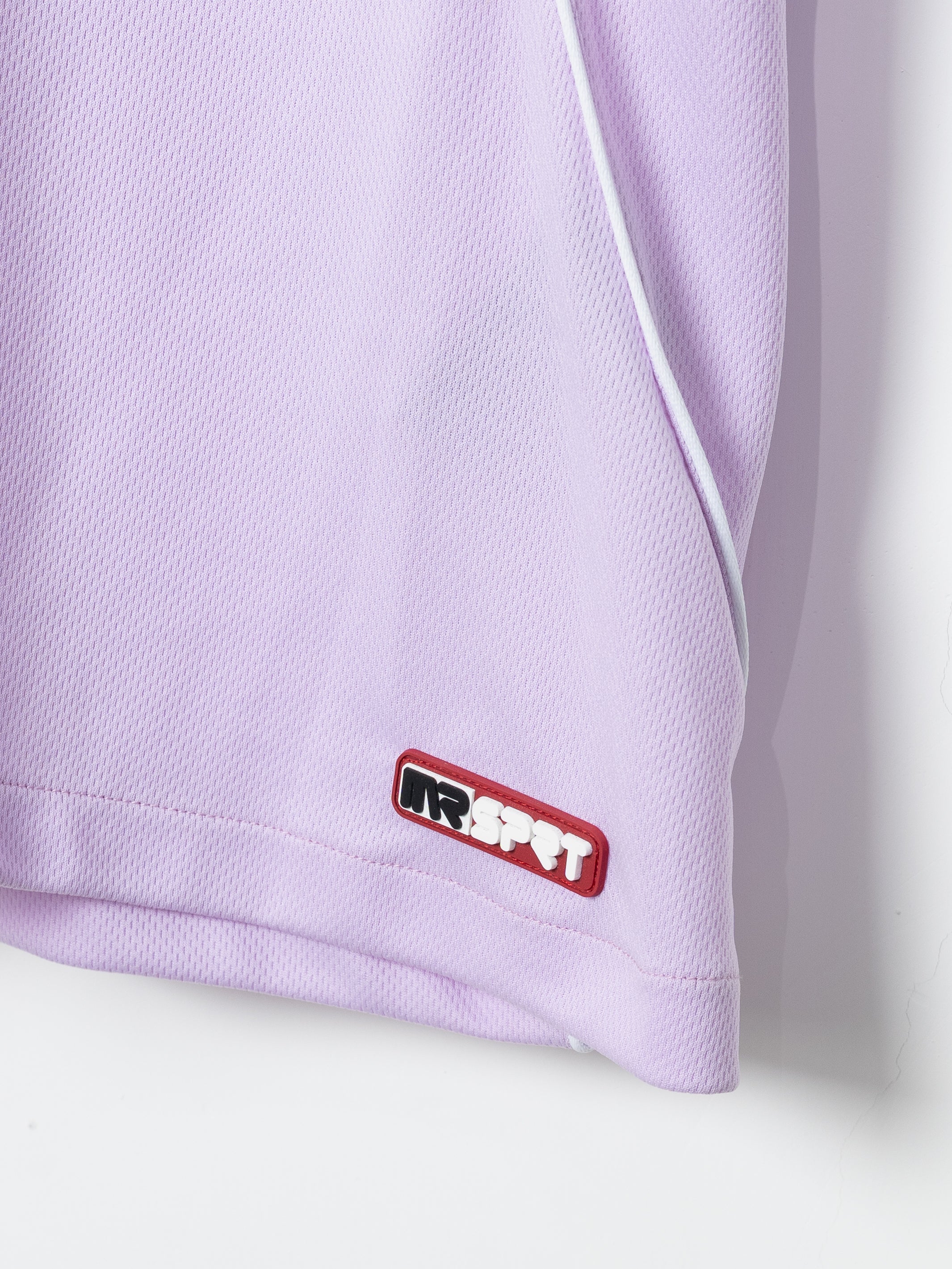 Martine Rose Half and Half Football Top (Lilac)
