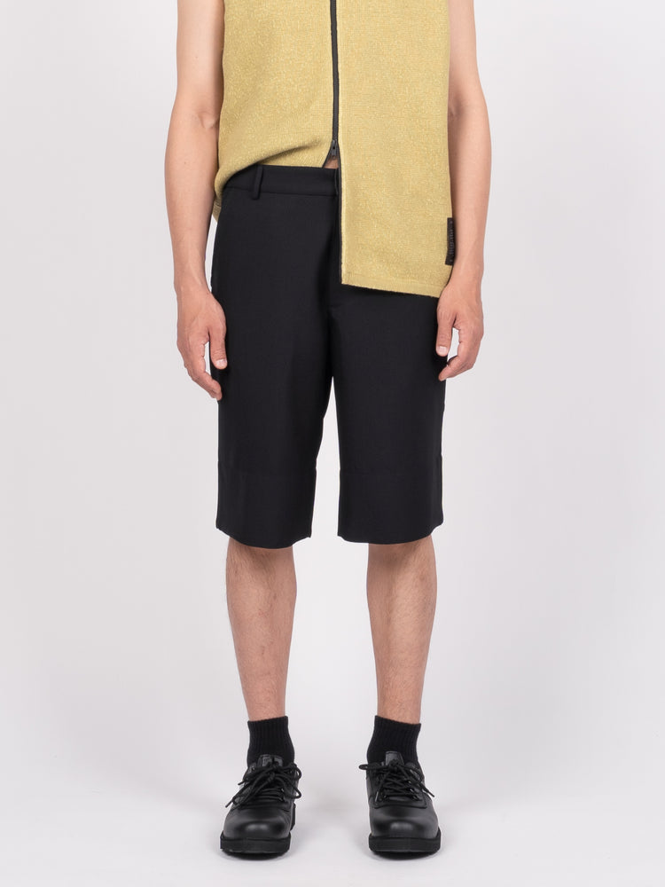GR10K Wool Tailored Shorts (Black)