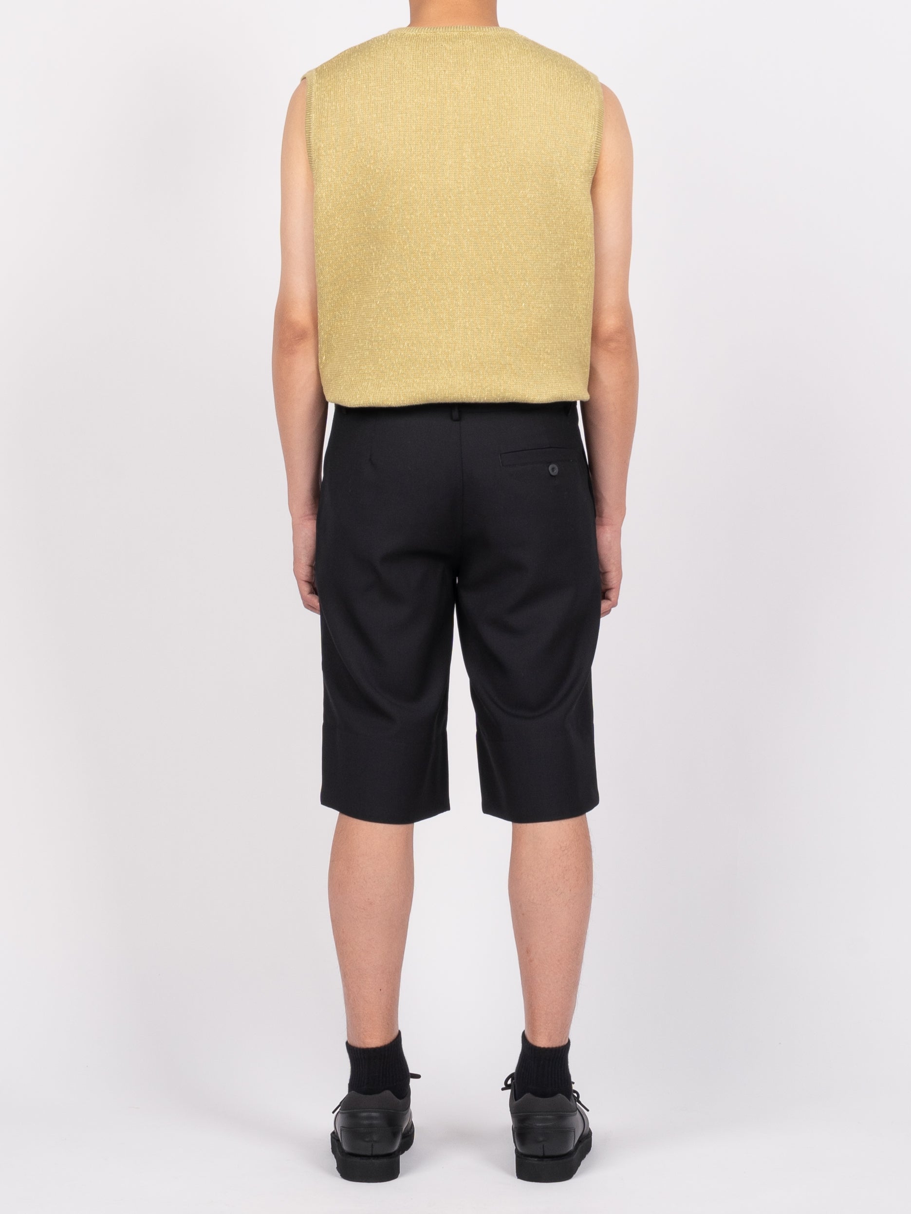 GR10K Wool Tailored Shorts (Black)
