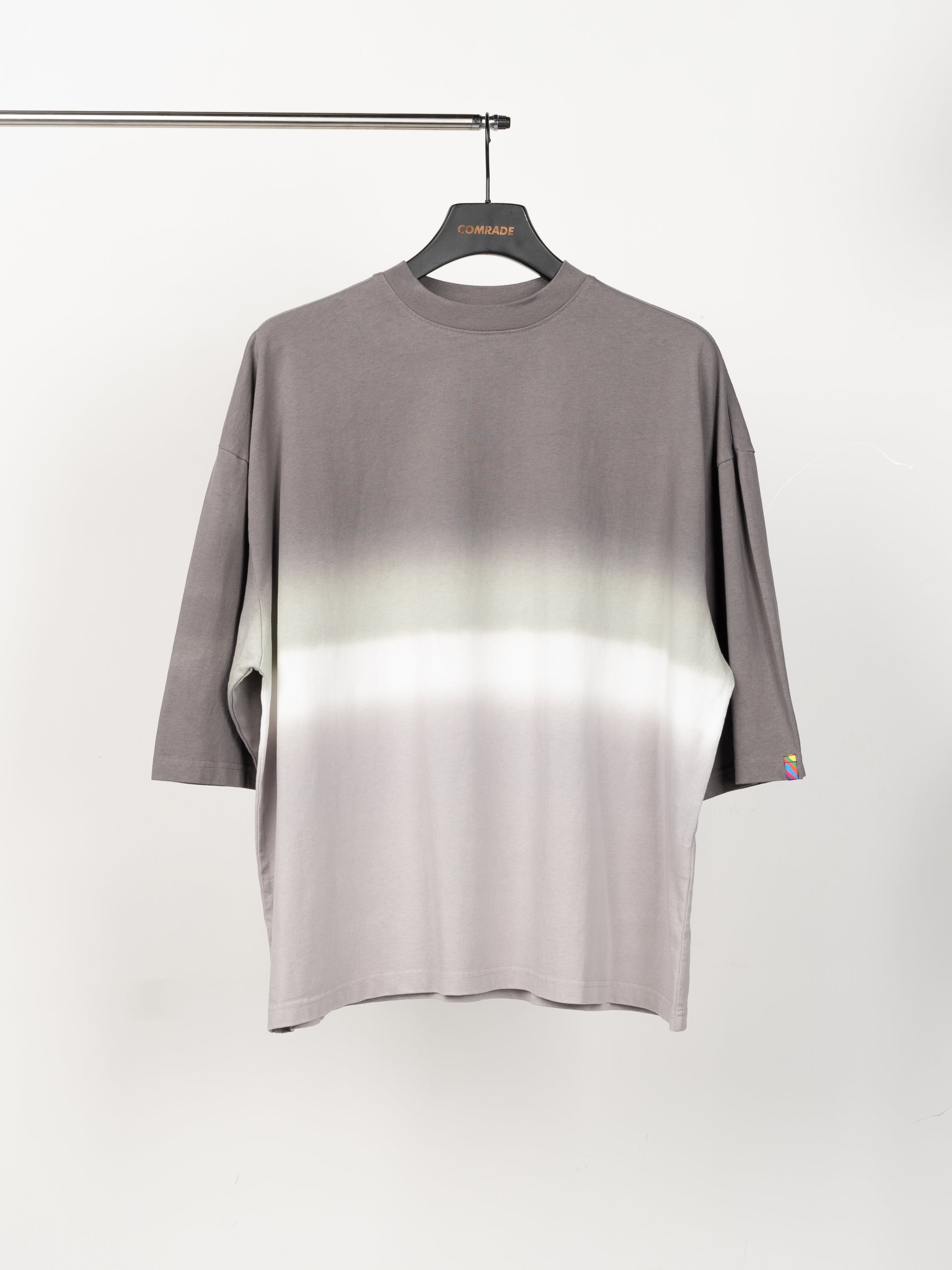 is-ness x GRAMICCI Horizon Overdye T-Shirt (Charcoal x Light Gray)