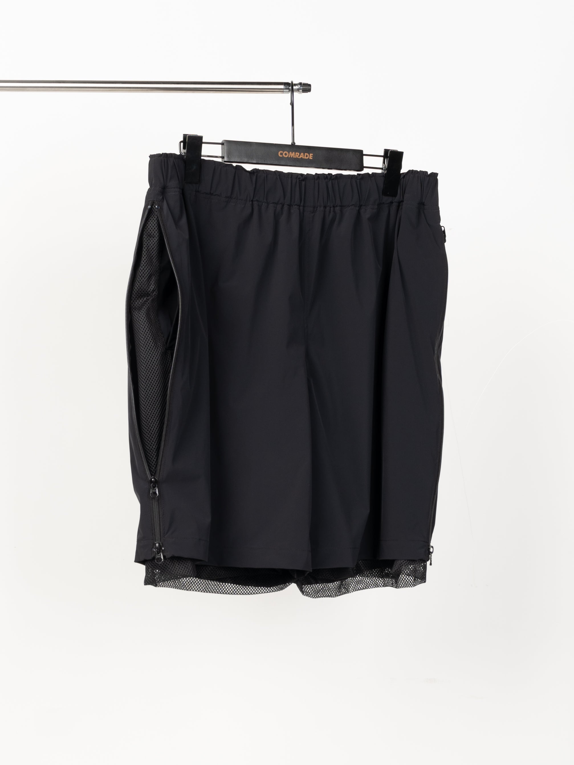 ALOUND VENTILATION NYLON SHORTS BLACK