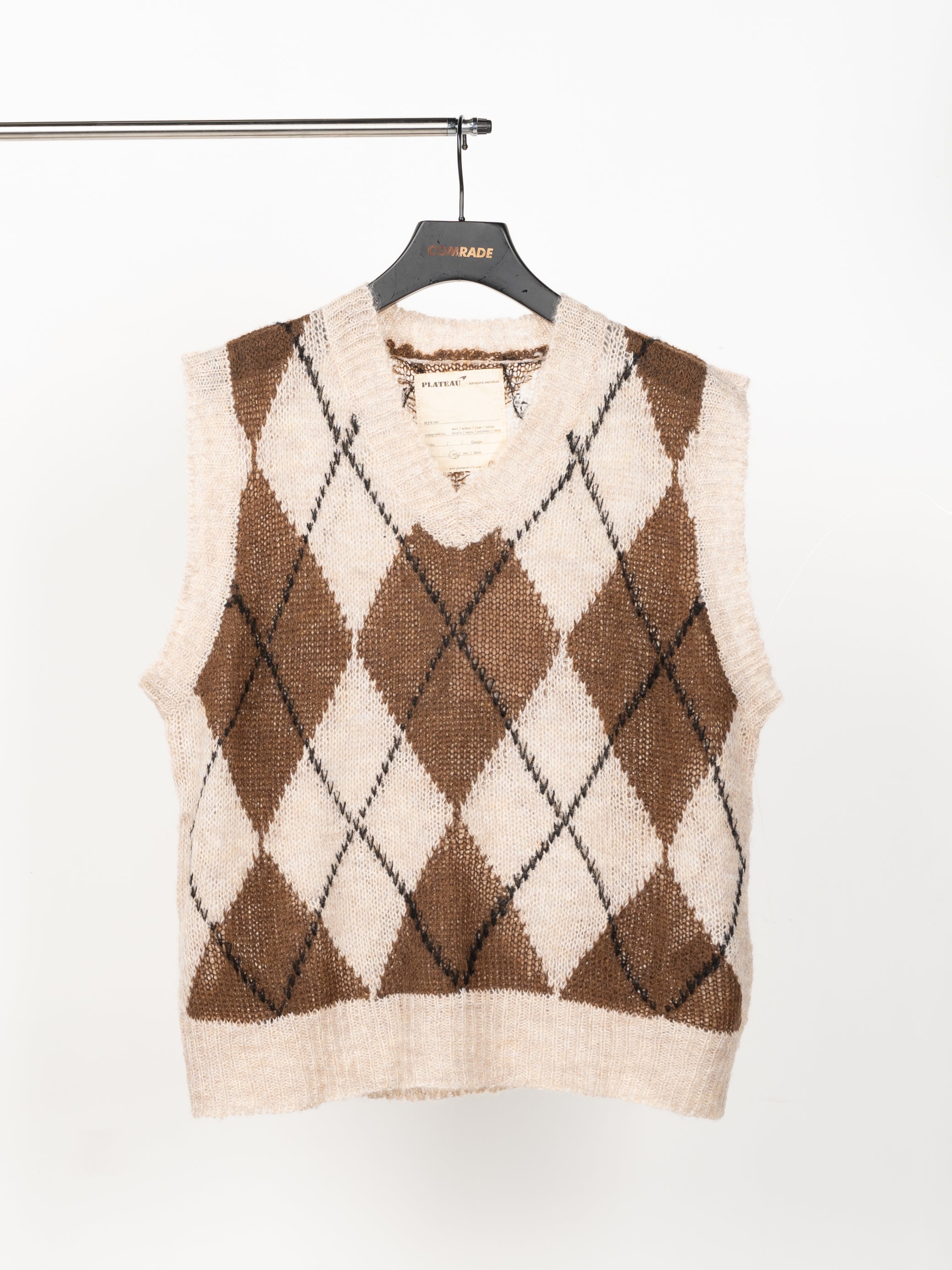 Plateau Studio Mohair x Vest (Brown)