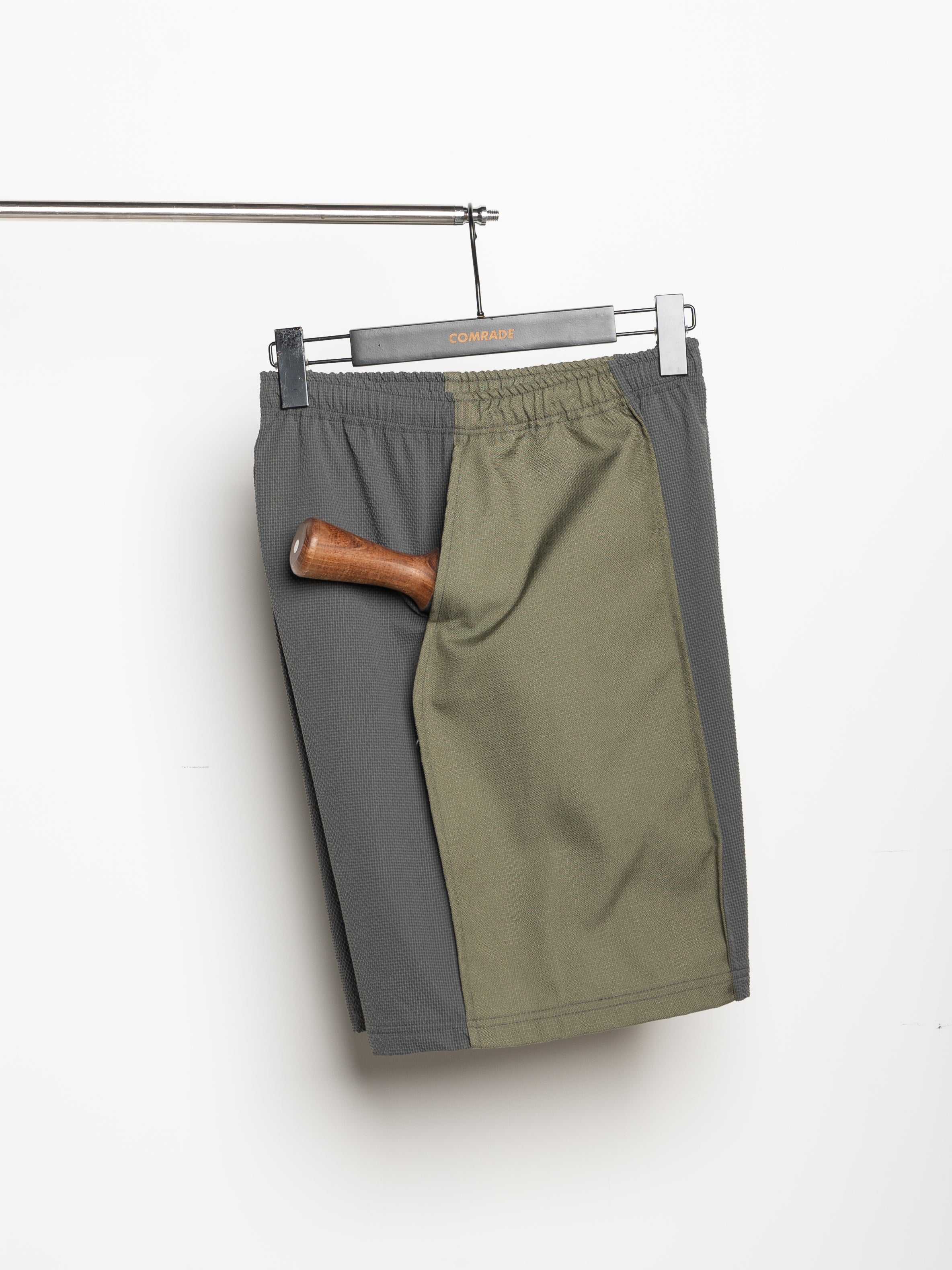 AFFXWRKS Balance Short (Grey Seersucker)