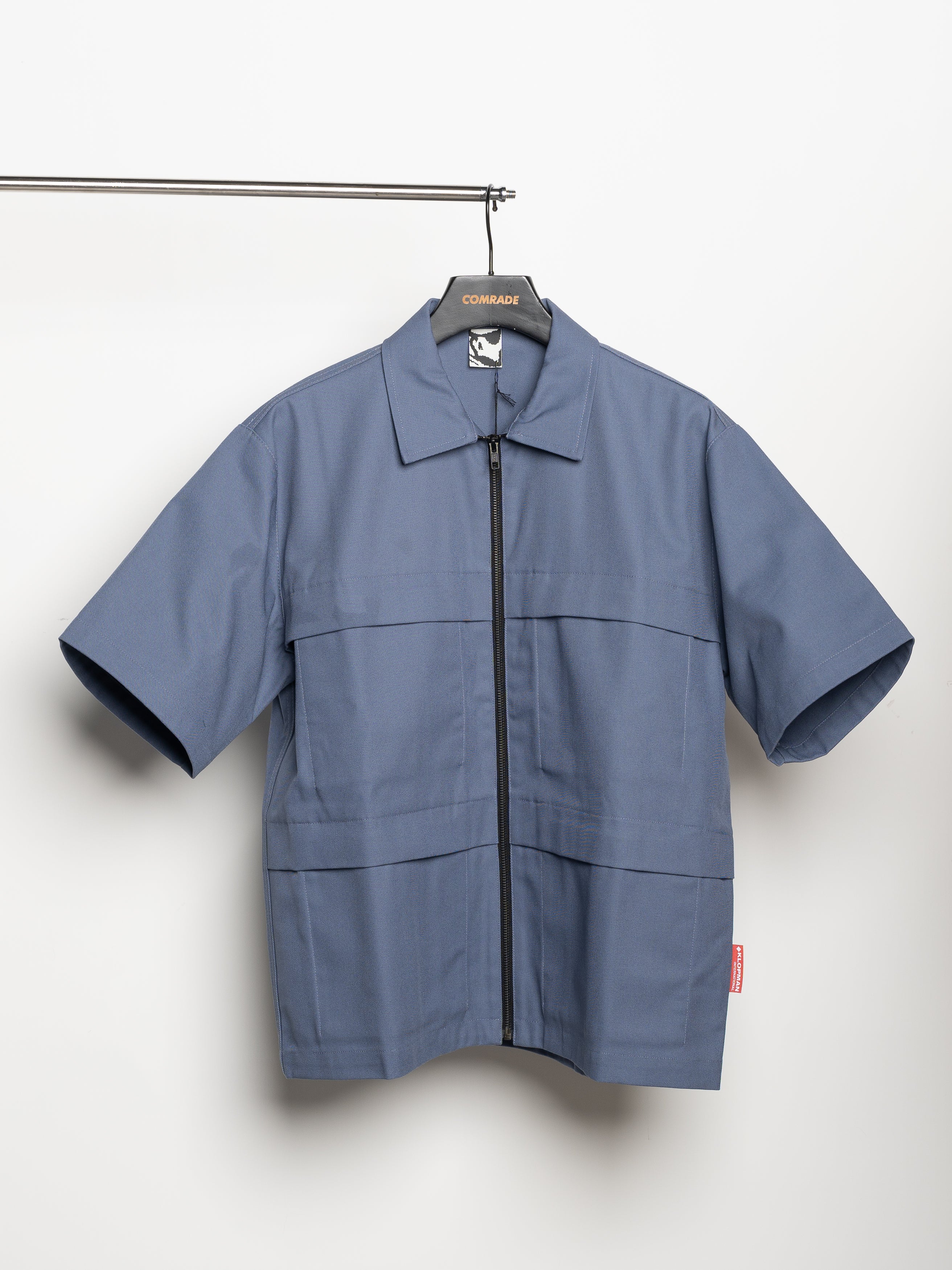 GR10K Solid S/S Shirt (Dusty Blue)