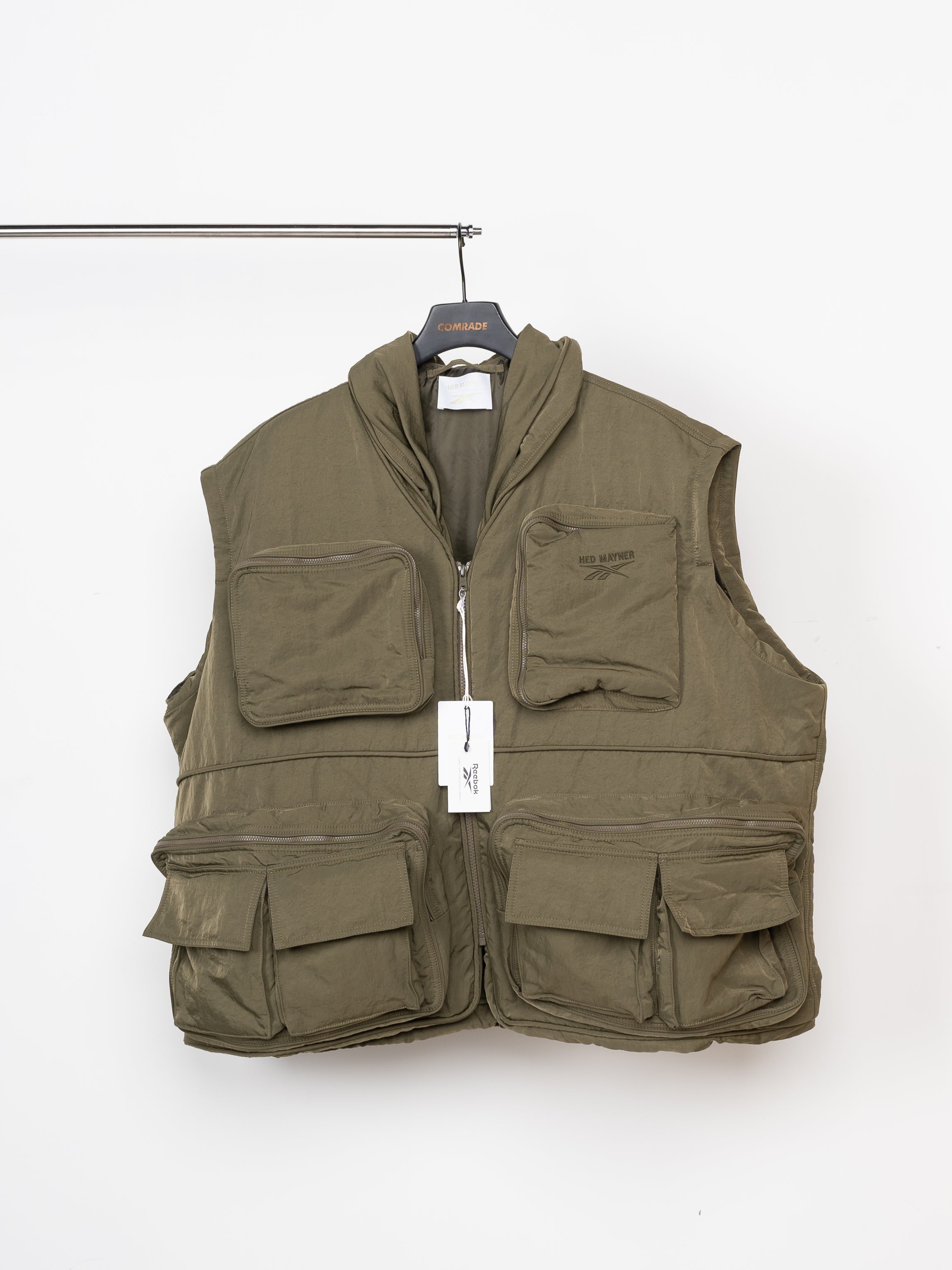 Hed Mayner x Reebok Pocketed Vest (Army Green)