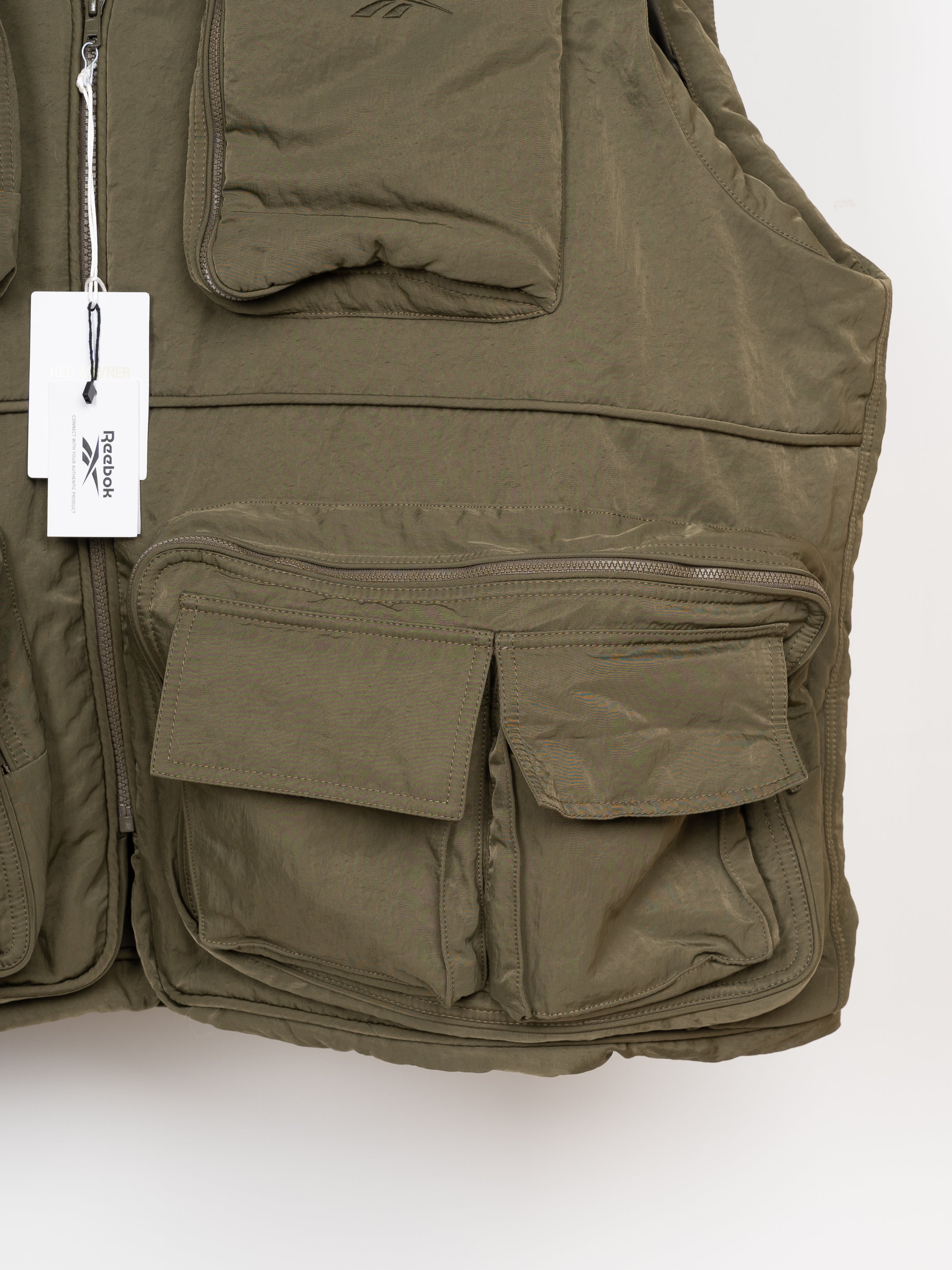 Hed Mayner x Reebok Pocketed Vest (Army Green)