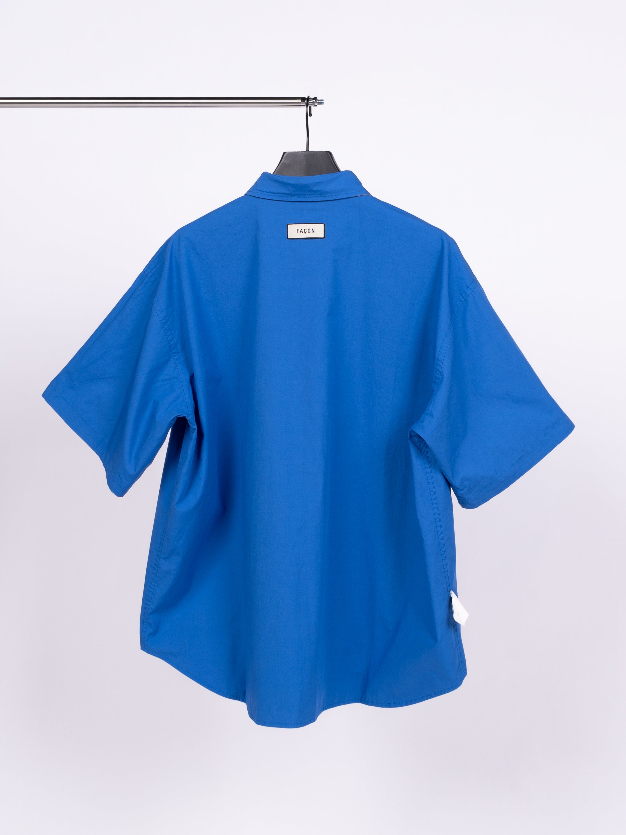 FAÇON Reversible S/S Shirt (Beige/ Blue)