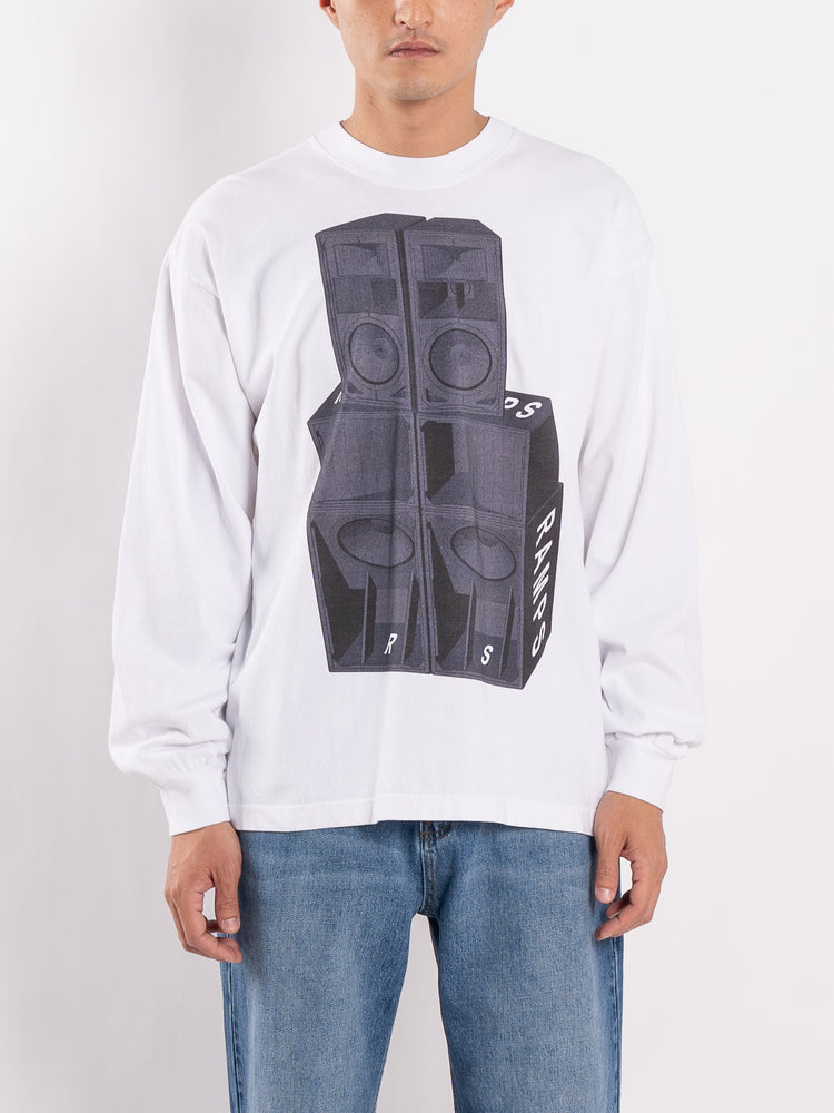 RAMPS Stack L/S Tee (White)