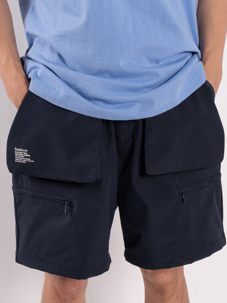 FreshService SOLOTEX Twill Functional Shorts (Navy)