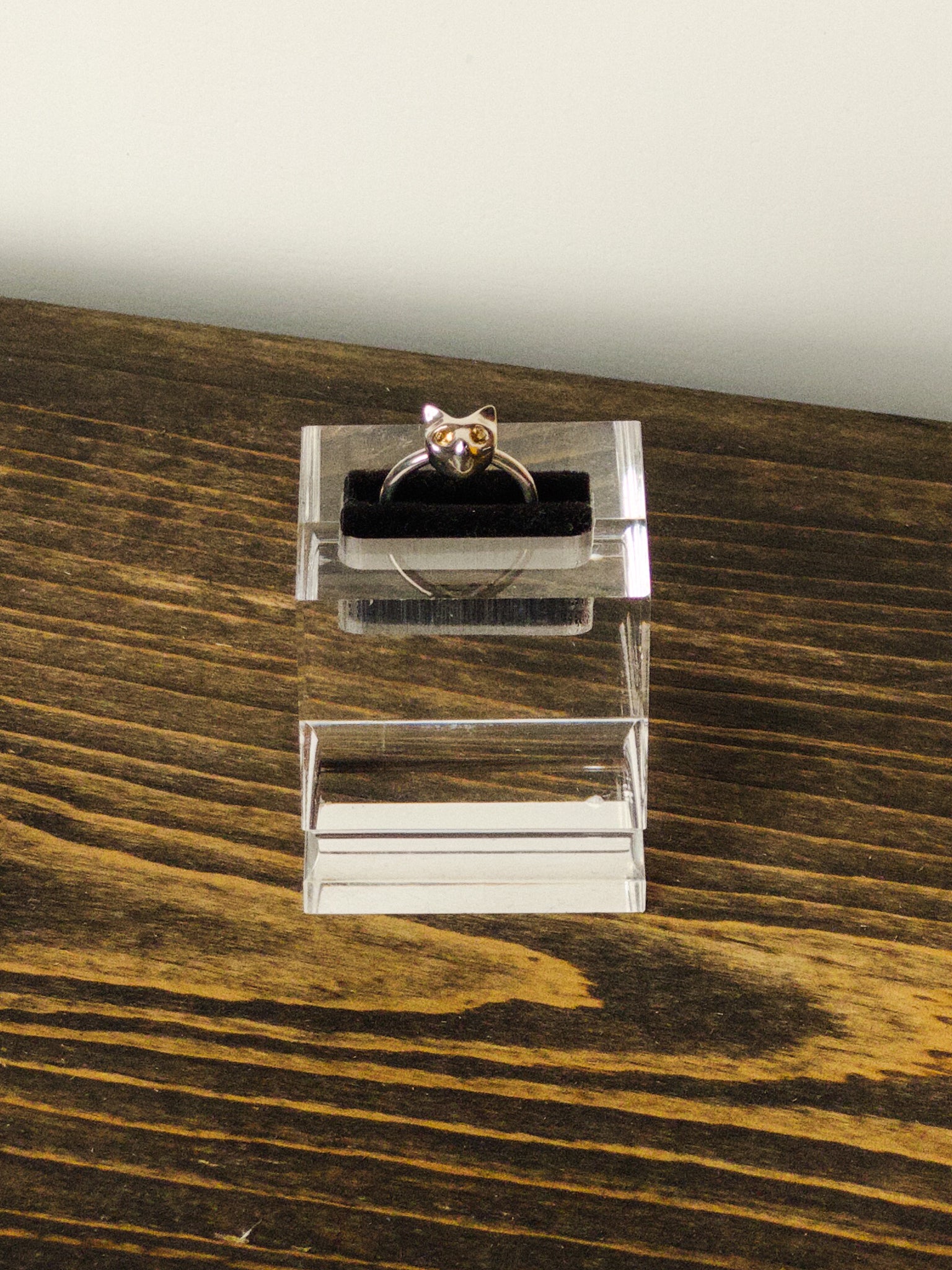 Big Cat Maria BBM Gazing Cat Ring Citrine