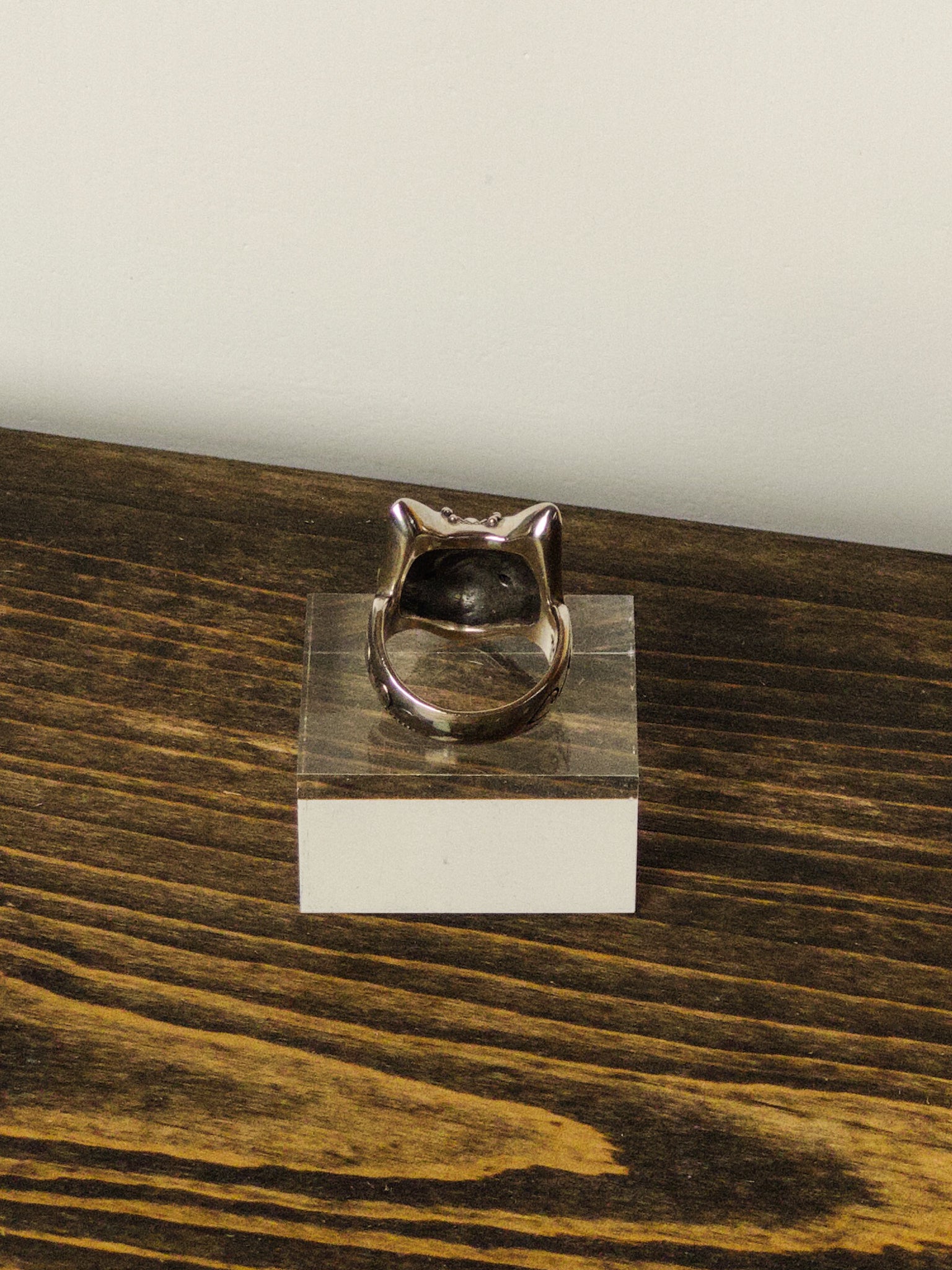 Big Cat Maria BM 貓戒 Oxidized Ruby eyes