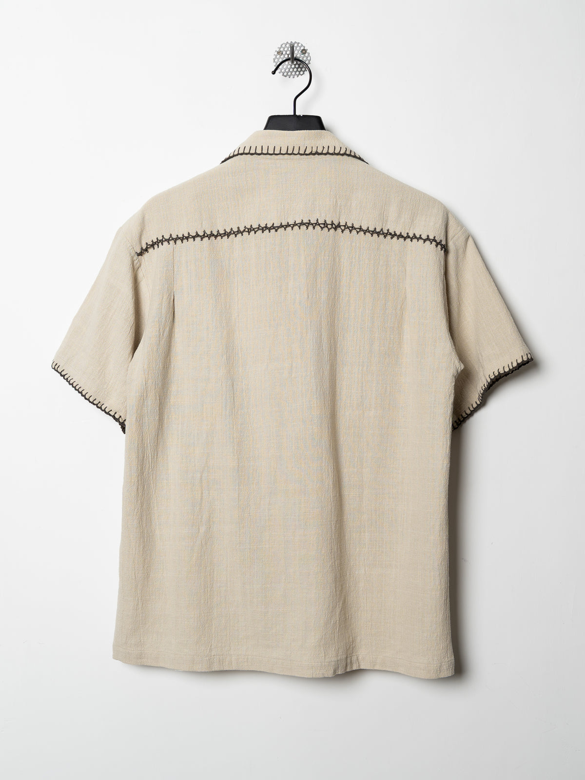 Potato Head Seeds of Life Open-Collar Shirt (Off White)