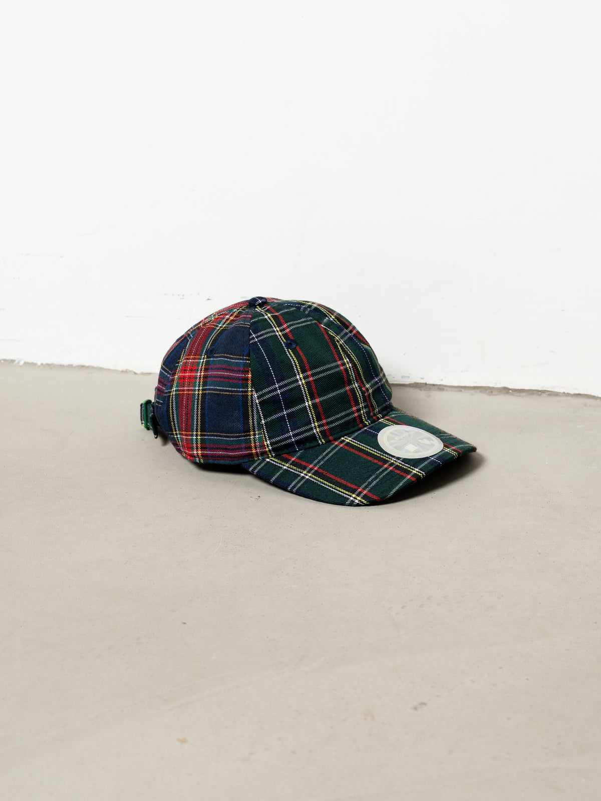 b.Eautiful Empty Low Profile Hat (Green Plaid / Navy Plaid)