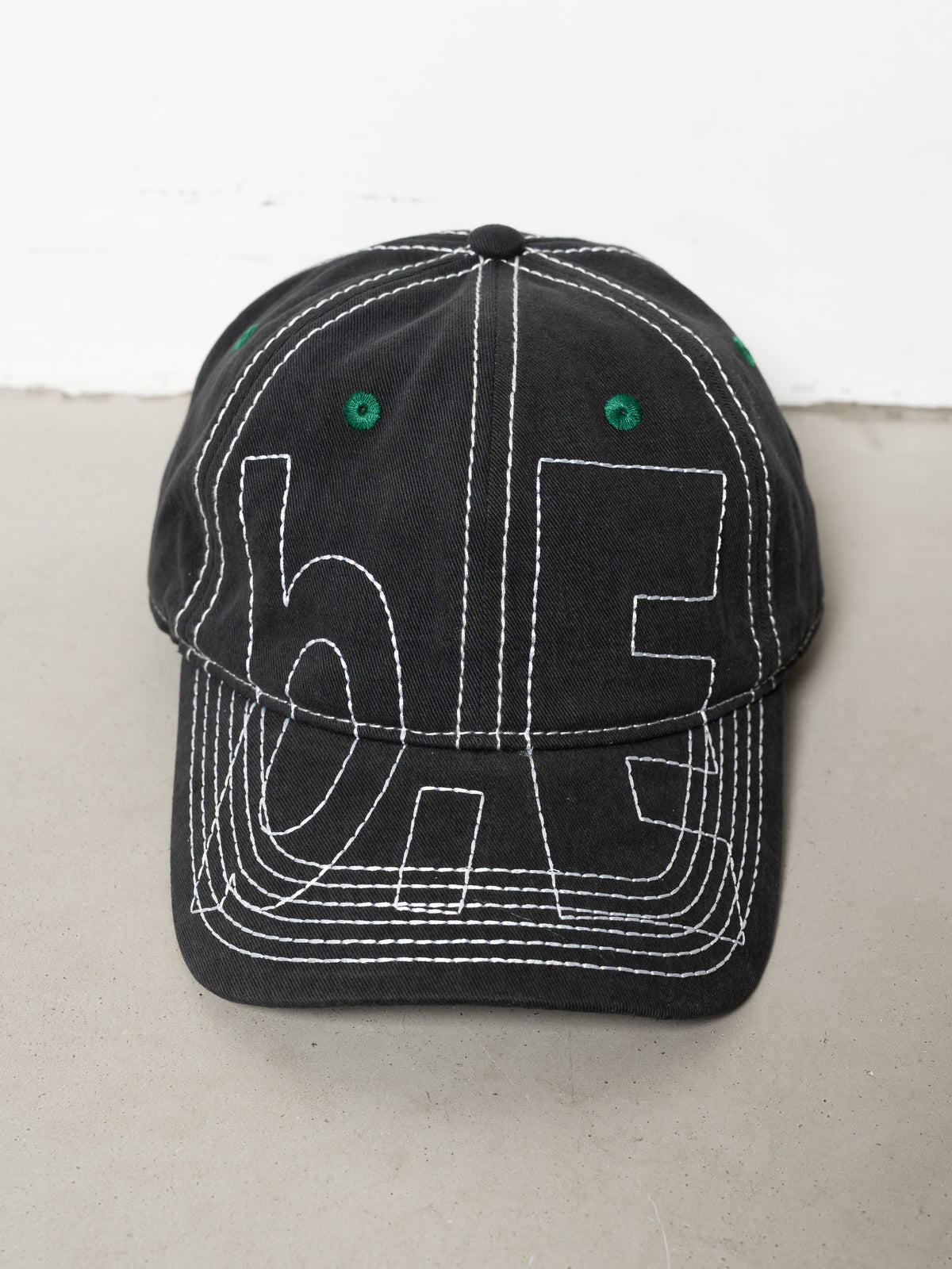 b.Eautiful Vapor Low Profile Hat (Off-Black / White)