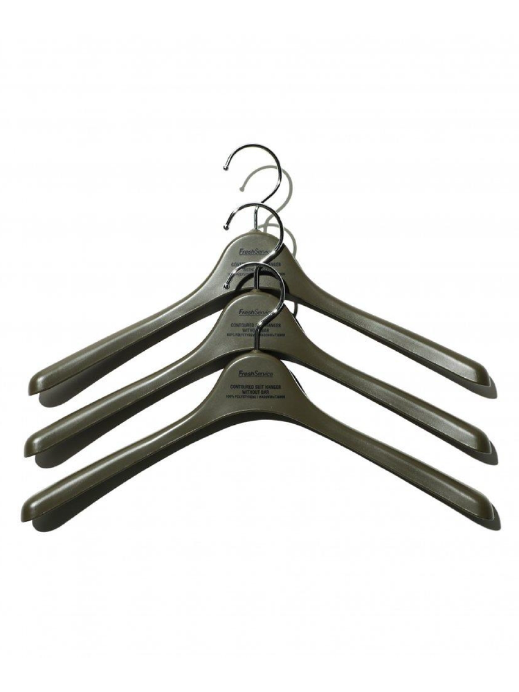 FreshService Original 3-Pack Tops Hanger (Khaki)