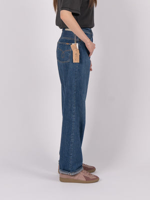 
                
                    Load image into Gallery viewer, orSlow High Waist Original Selvedge Denim Pants (Denim Used)
                
            