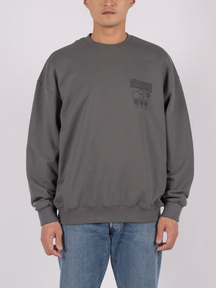 
                
                    Load image into Gallery viewer, CONICHIWA bonjour Melancolie Sweater (Smoke)
                
            