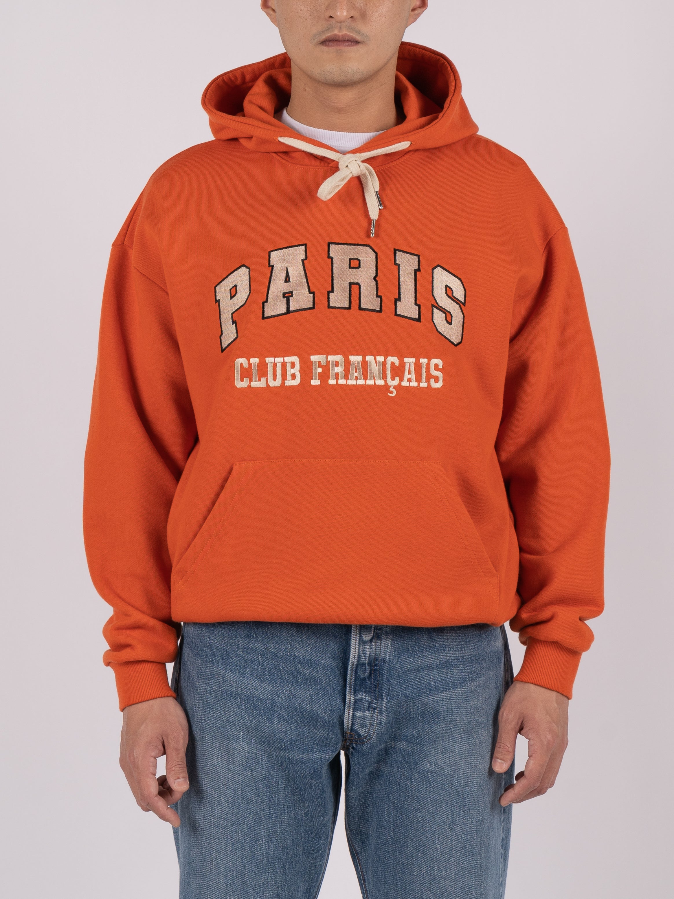 CONICHIWA bonjour Univ Hoodie (Orange)