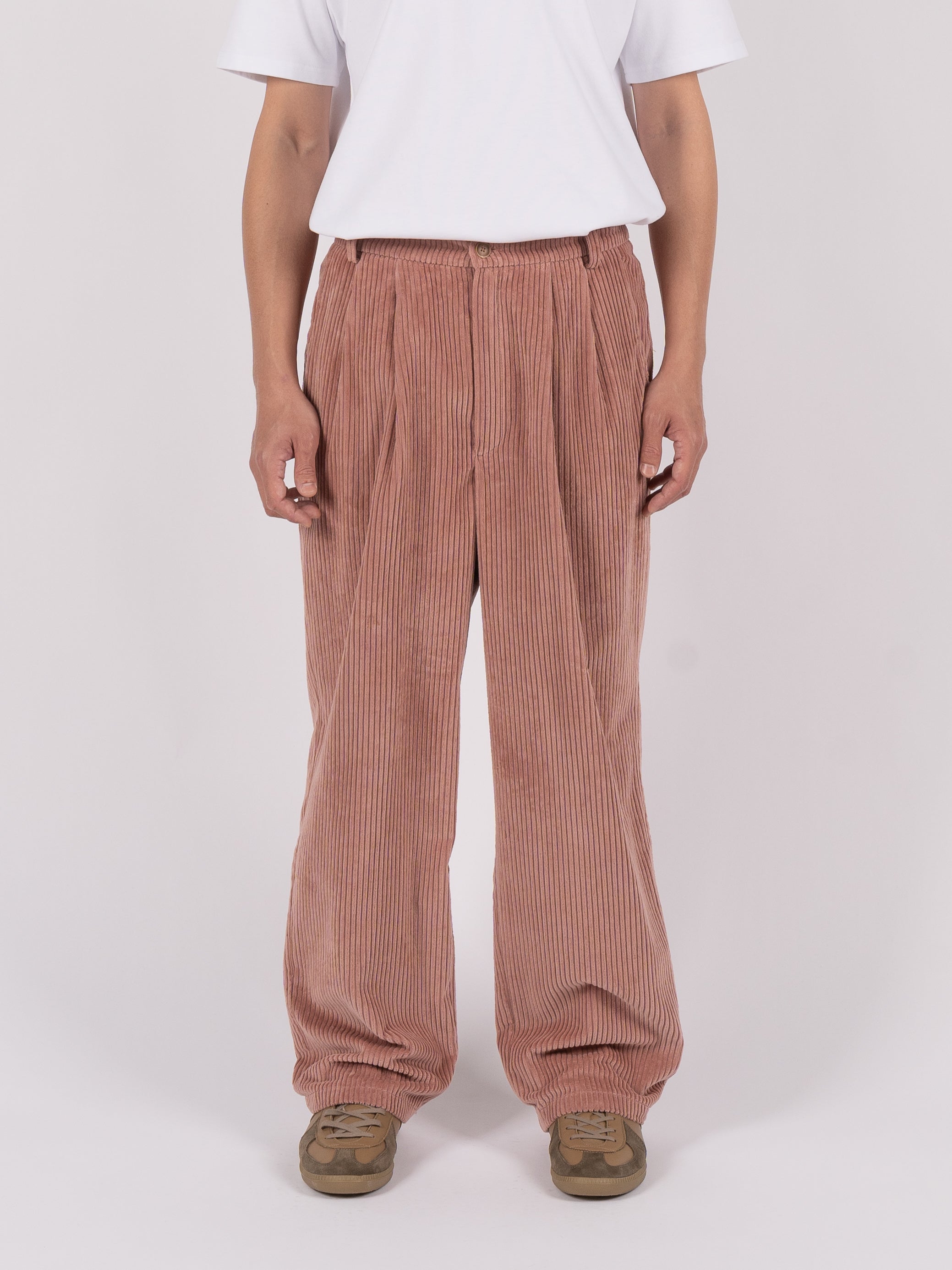 CONICHIWA bonjour Cb Wide Corduroy Pants (Indi Pink)