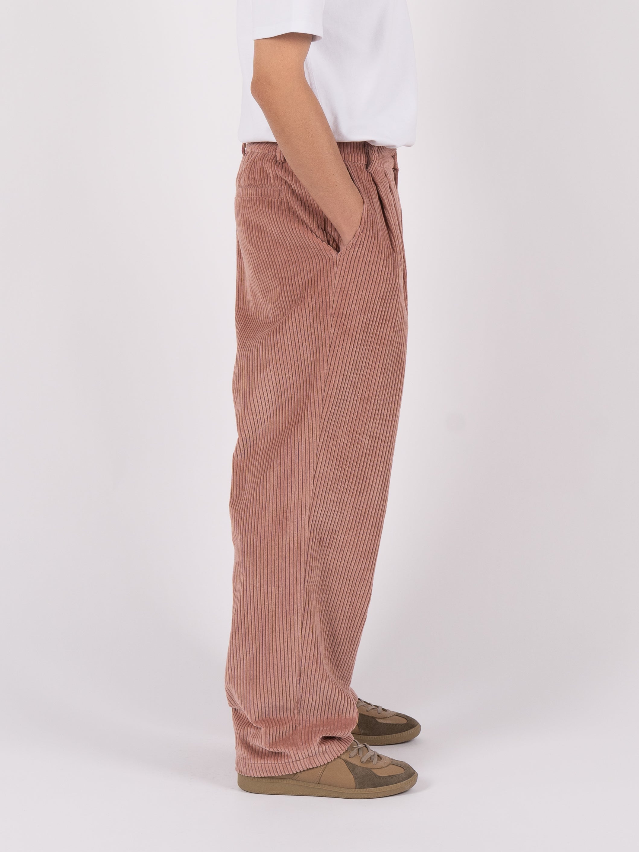 CONICHIWA bonjour Cb Wide Corduroy Pants (Indi Pink)