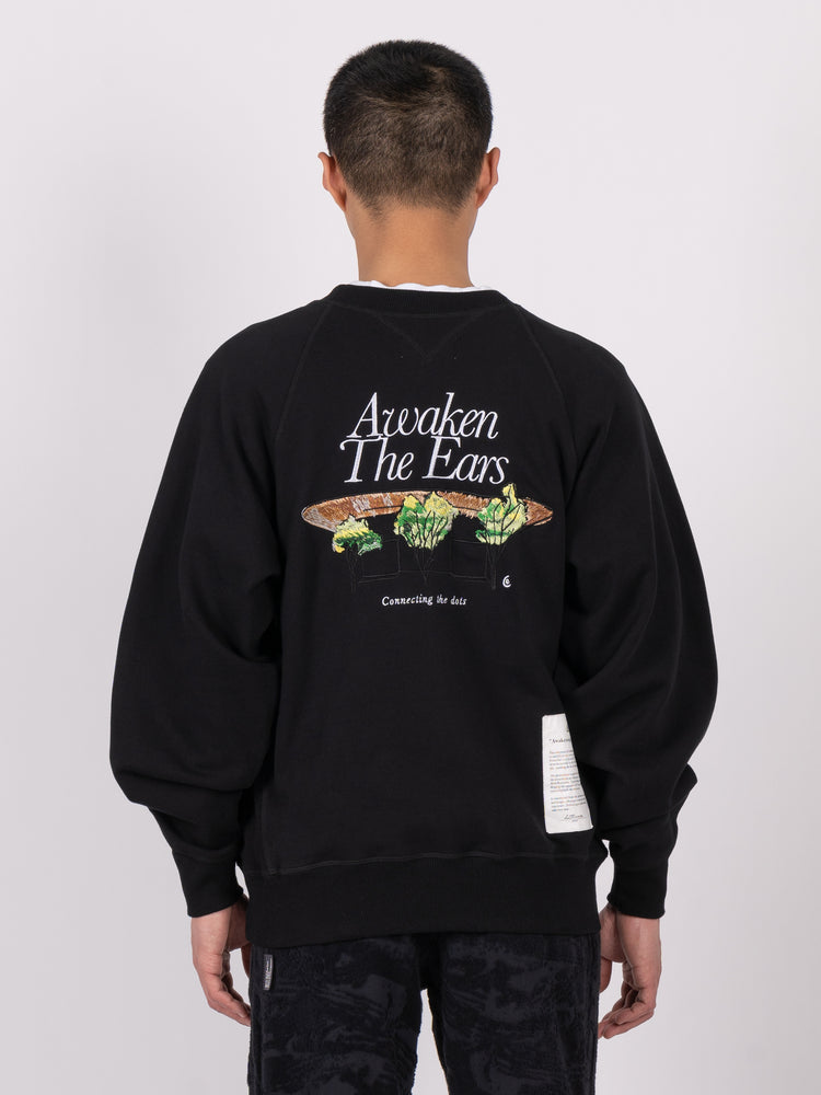 Little Ears L.E. Campus Sweatshirt (Black)