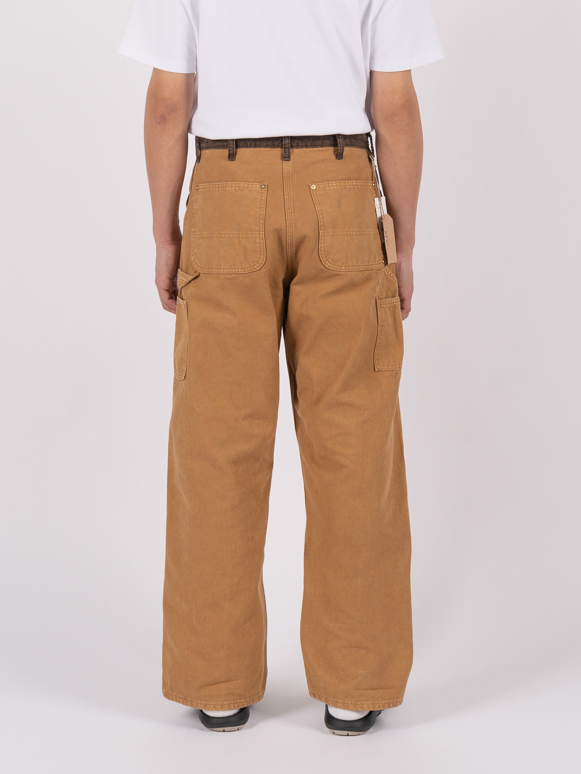 orSlow Two Tone Oxford Painter Pants (Brown)| COMRADEHK – COMRADE