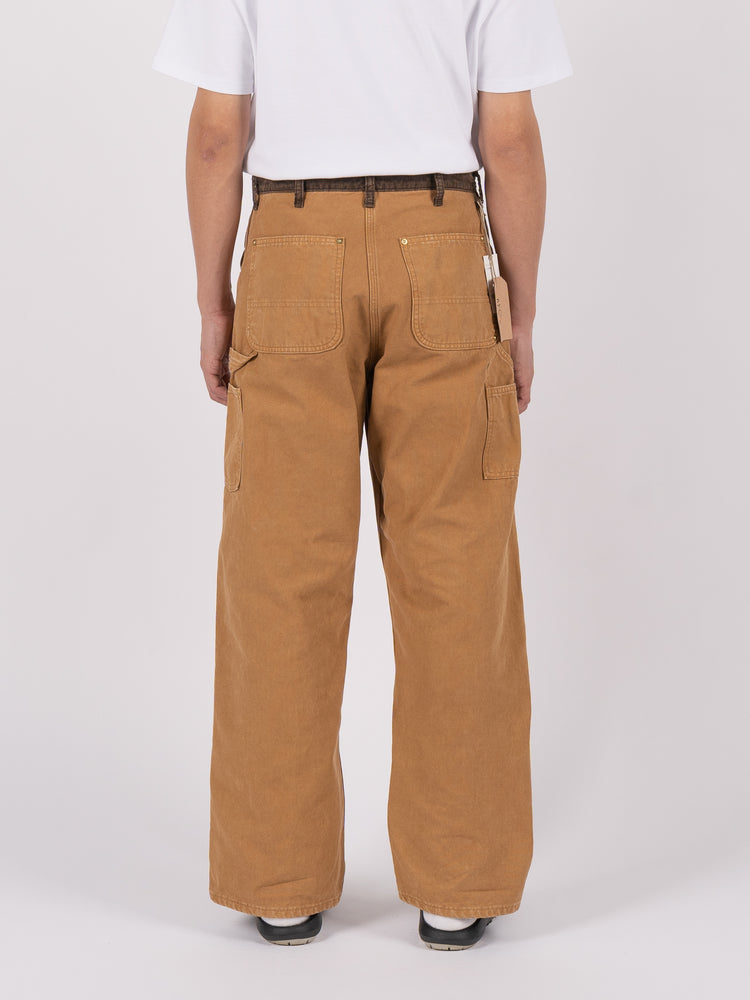 orSlow Two Tone Oxford Painter Pants (Brown)