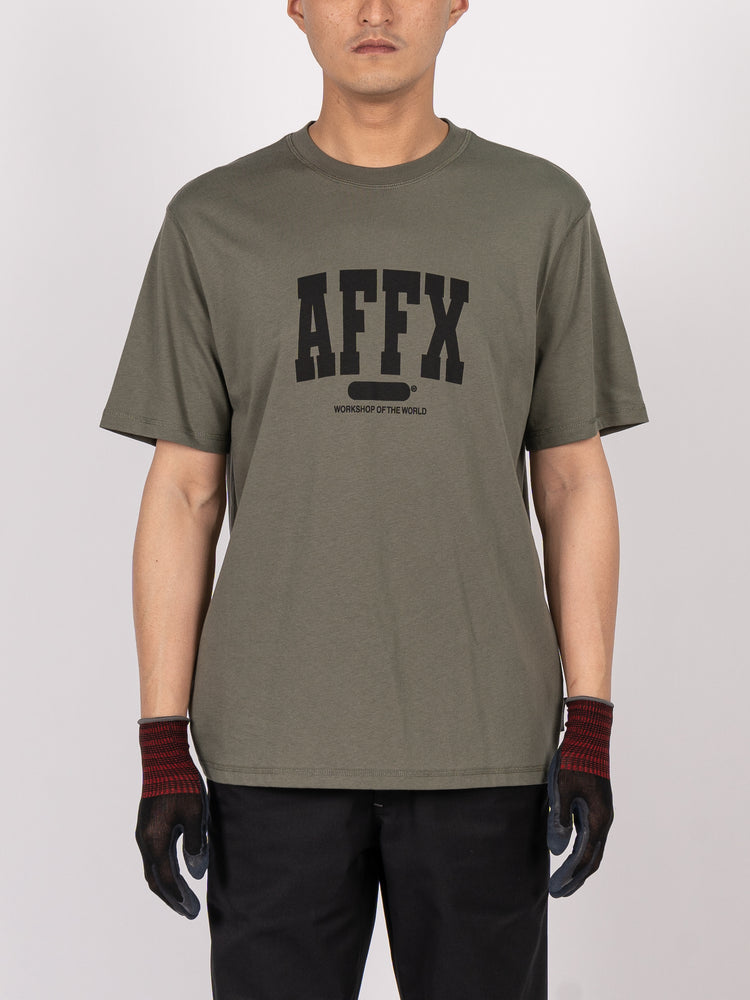 
                
                    Load image into Gallery viewer, AFFXWRKS Varsity T-Shirt (Soft Green)
                
            