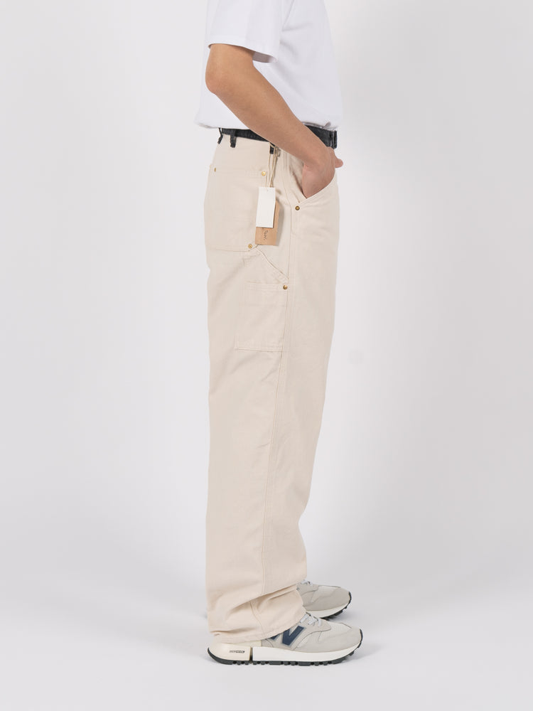 
                
                    Load image into Gallery viewer, orSlow Two Tone Oxford Painter Pants (Ecru)
                
            