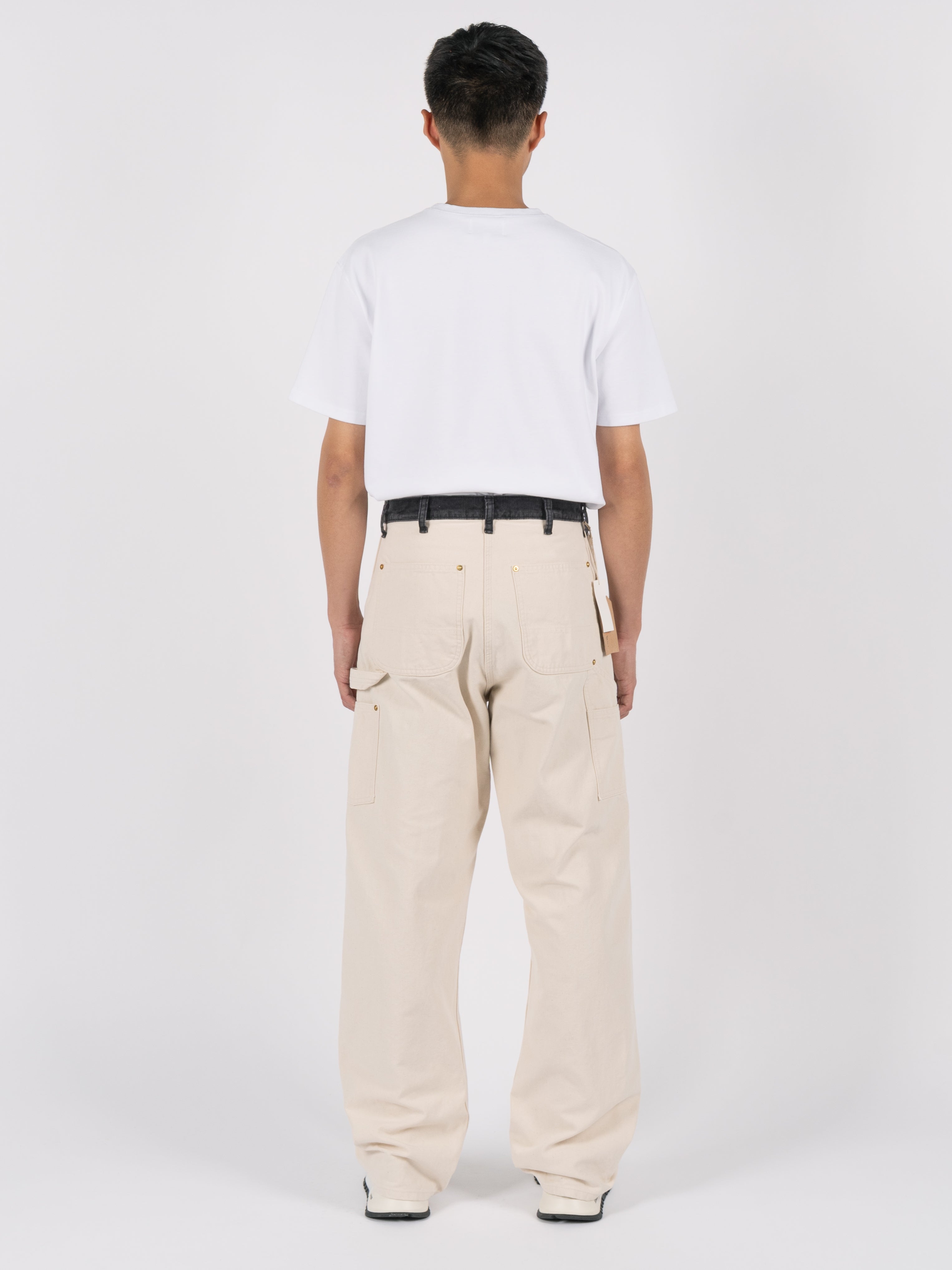 orSlow Two Tone Oxford Painter Pants (Ecru) | COMRADEHK