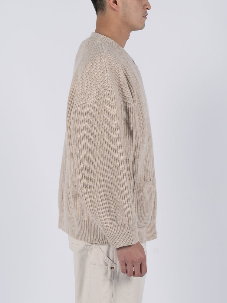 
                
                    Load image into Gallery viewer, CONICHIWA bonjour Knit Cardigan (Cream)
                
            