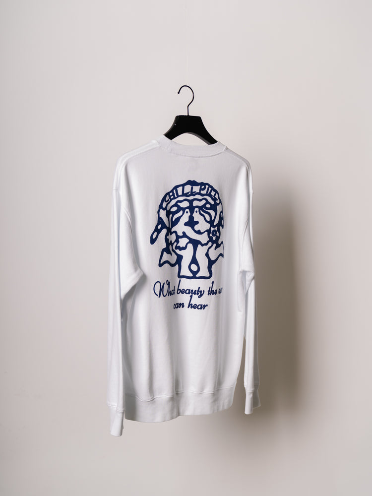 Public Possession "Chill Pill" Crewneck（白色）