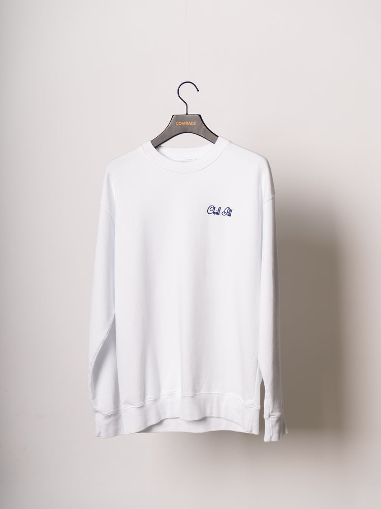 Public Possession "Chill Pill" Crewneck（白色）
