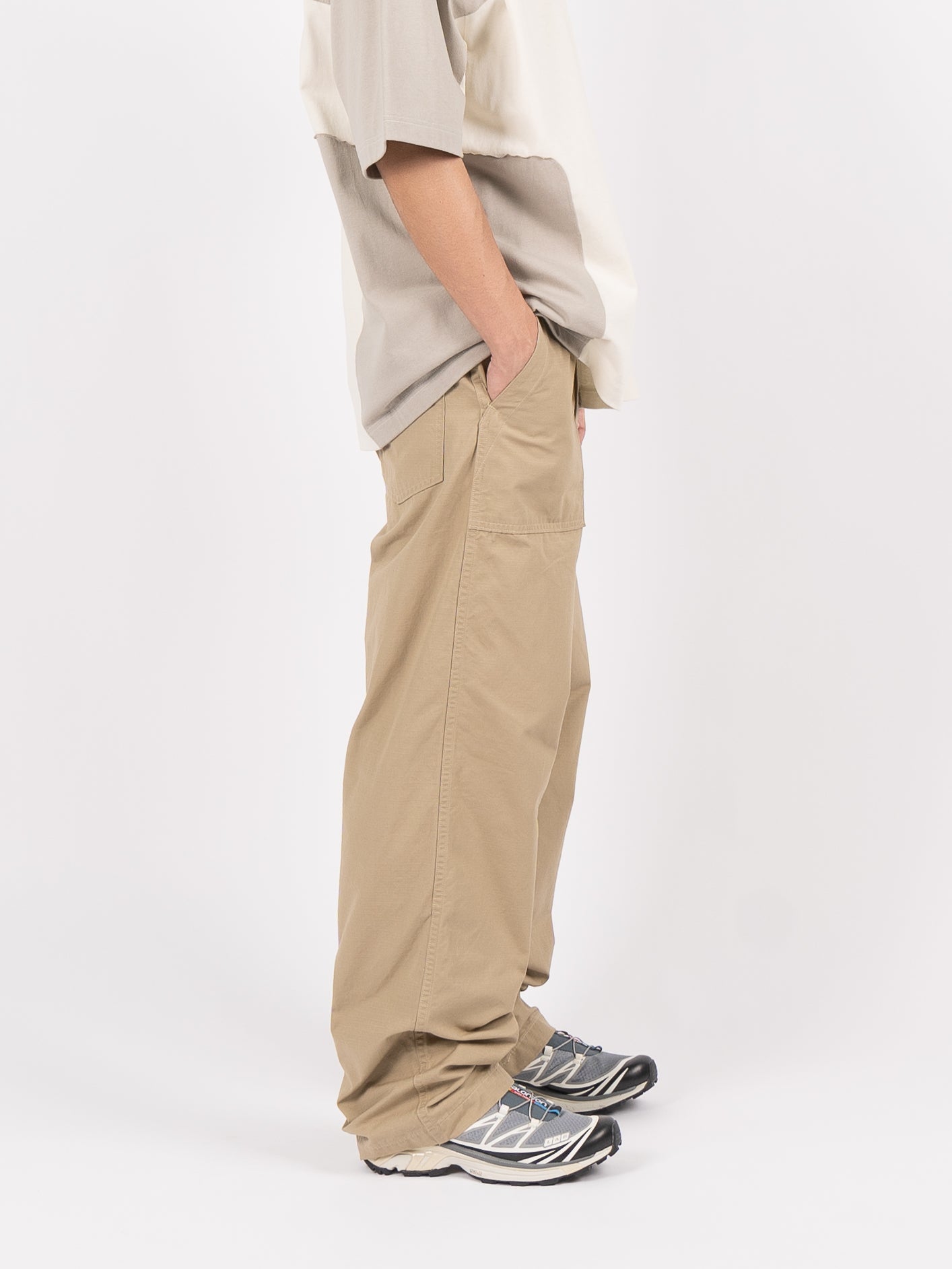 orSlow US Army Fatigue Pants (Beige)| COMRADEHK