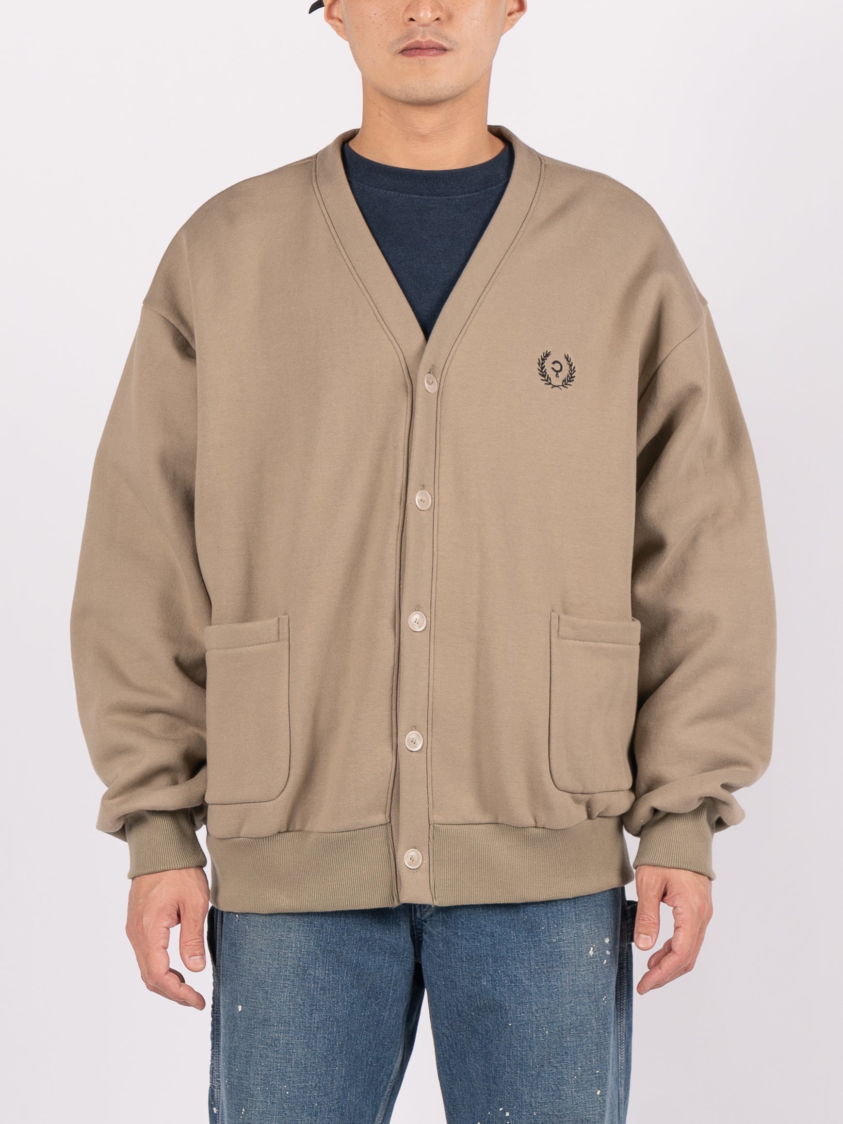 CONICHIWA bonjour Cb Sweat Cardigan (Mocha)