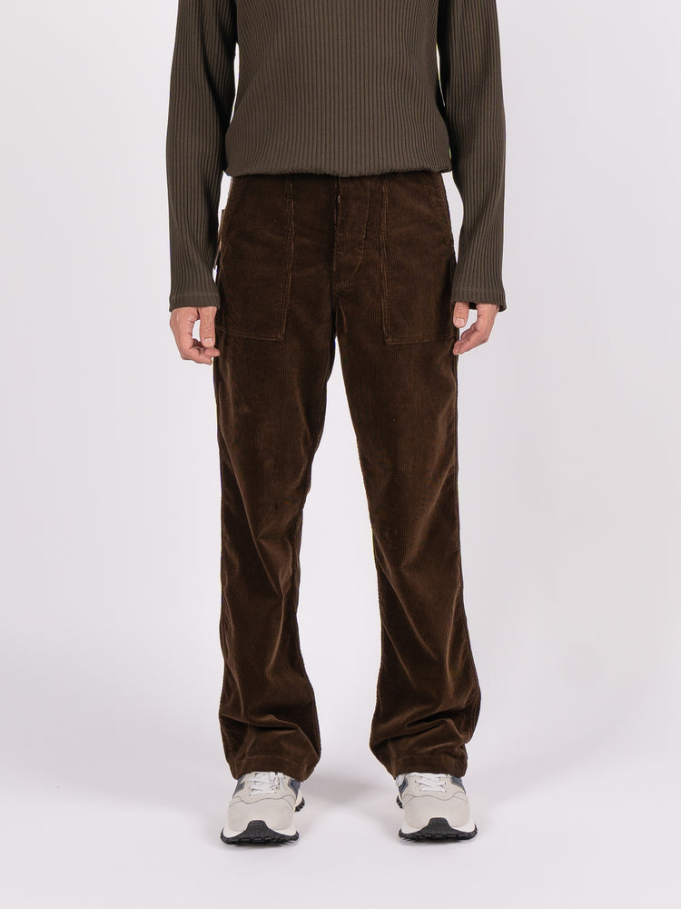 orSlow US Army Fatigue Corduroy Pants (Dark Brown)