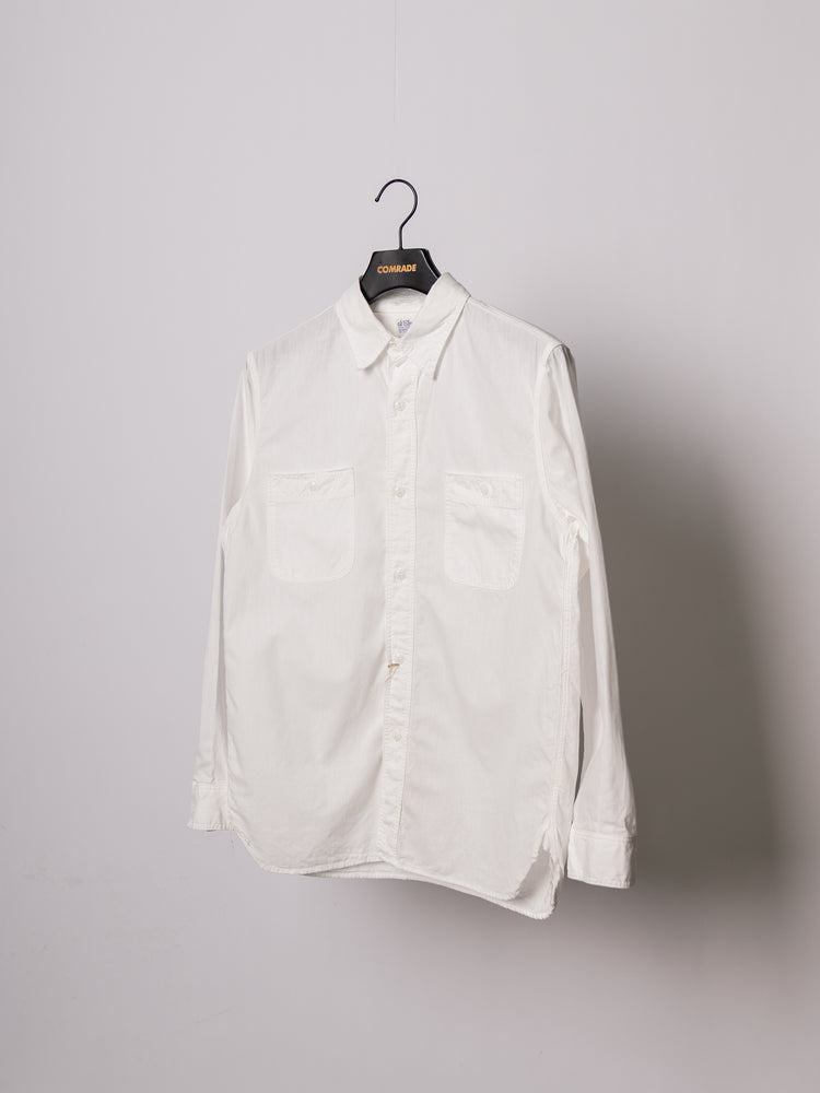 orSlow Work Shirt（白色）