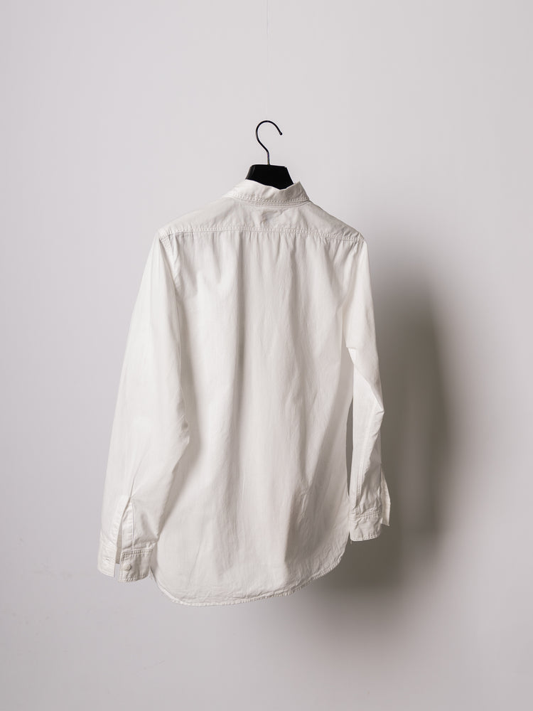 
                
                    Load image into Gallery viewer, orSlow Work Shirt (White Chambray)
                
            