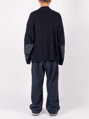 FreshService High Neck Combat Knit (Navy)