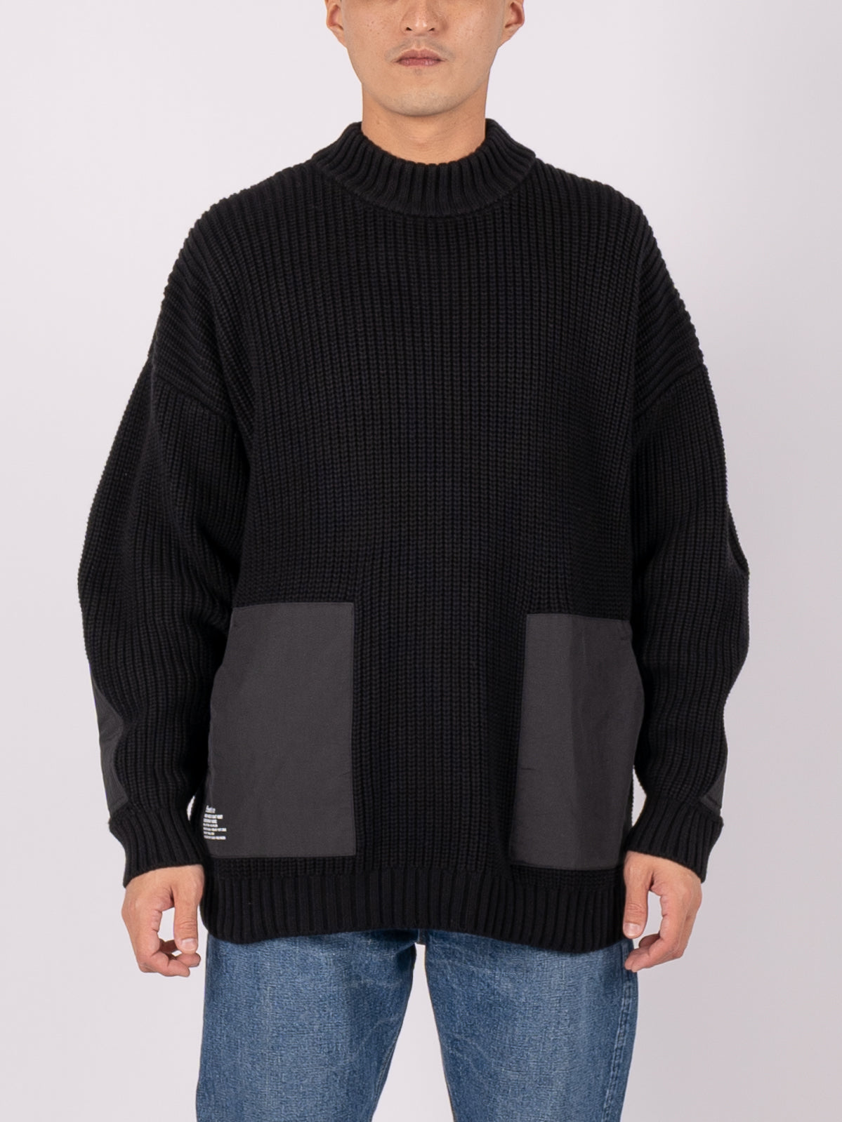 FreshService High Neck Combat Knit (Black)
