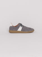 Reproduction of found German Military Trainer 1700S (Grey Suede/ White)