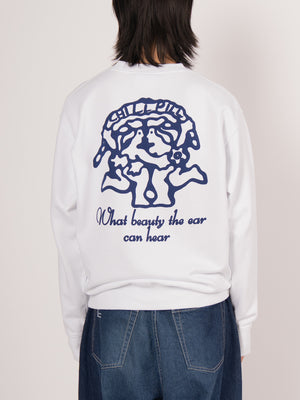 Public Possession "Chill Pill" Crewneck（白色）