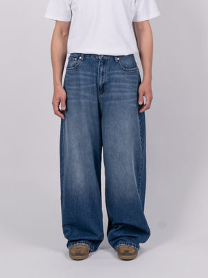 CODA Washed Blue Wide Jeans (Blue)