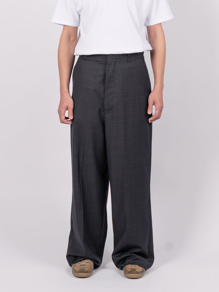 CODA Dark Grey Wide Tailored Pants (Grey)