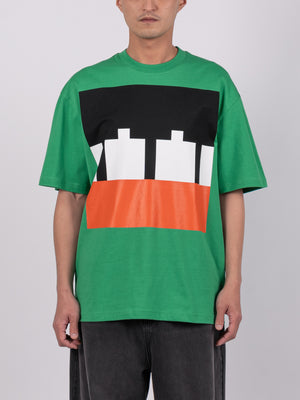 The Trilogy Tapes Block T-Shirt (Green)